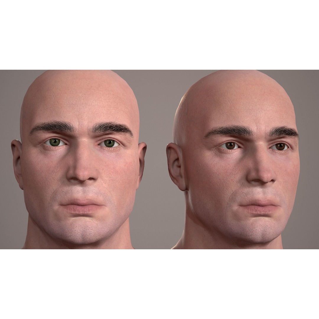 Realistic Eye 3D Model – Low Poly Game Asset with 16 Colors - View 15