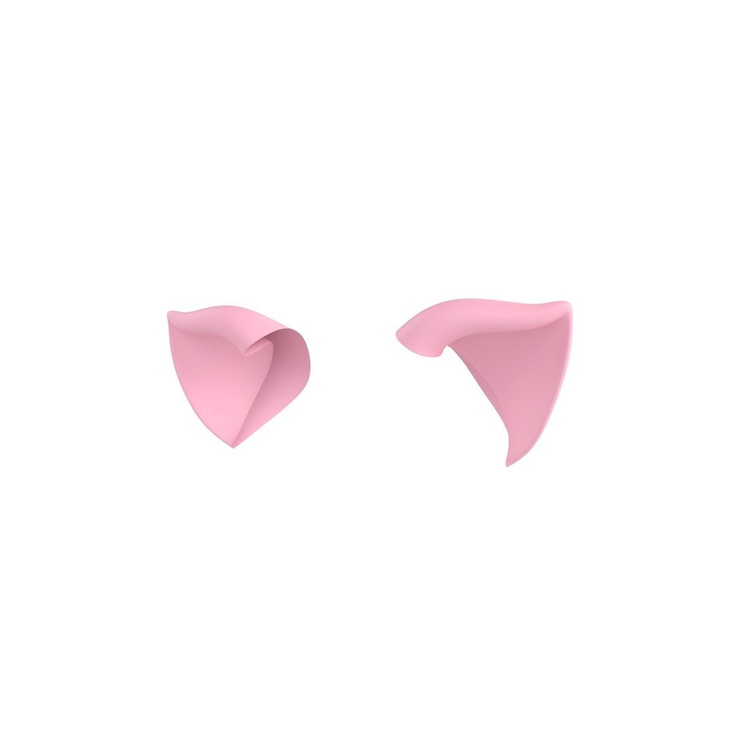 Cartoon Ears 3D Model – Cute Character Asset, FBX, PBR Textures - View 23