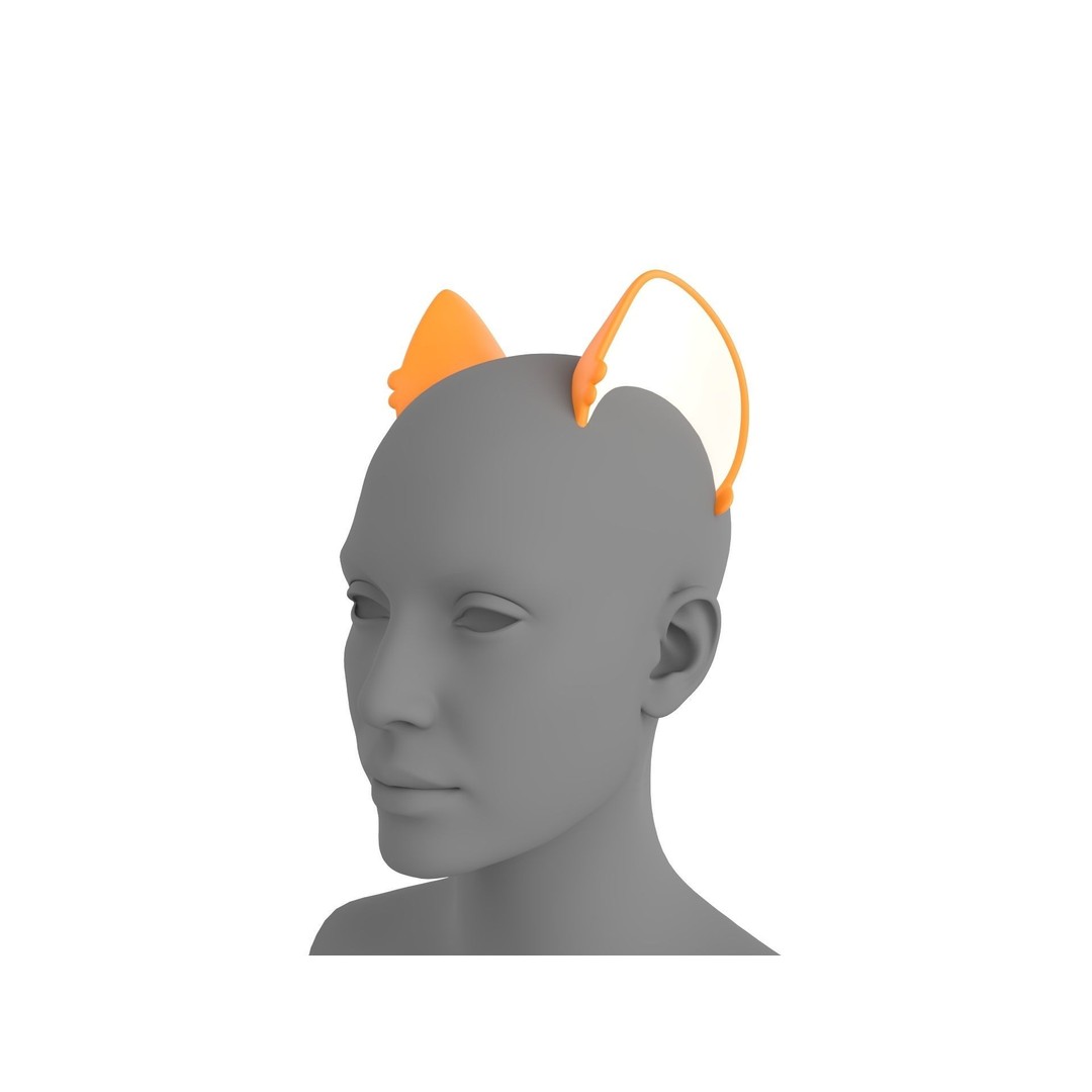 Cartoon Ears 3D Model – Cute Character Asset, FBX, PBR Textures - View 26