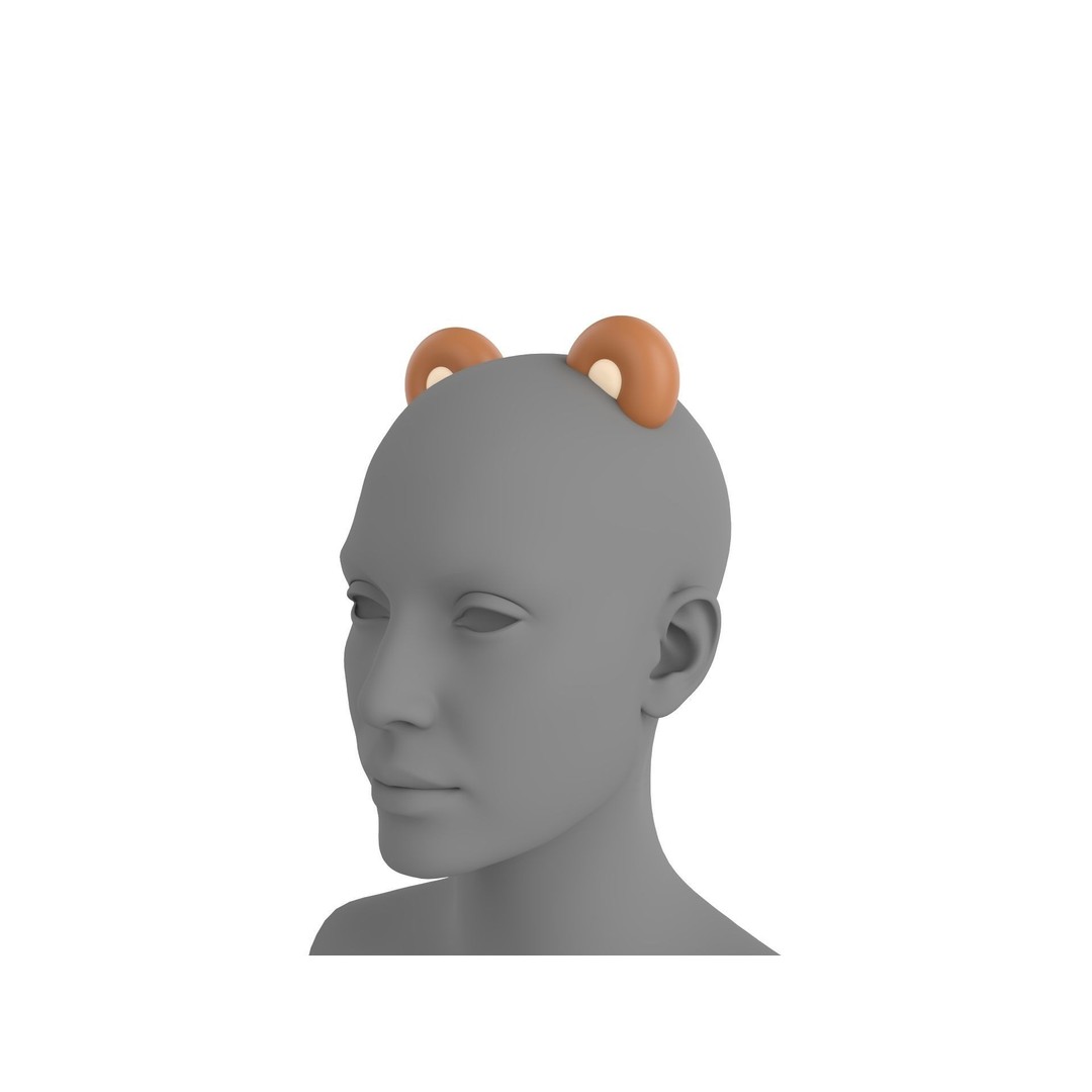 Cartoon Ears 3D Model – Cute Character Asset, FBX, PBR Textures - View 27