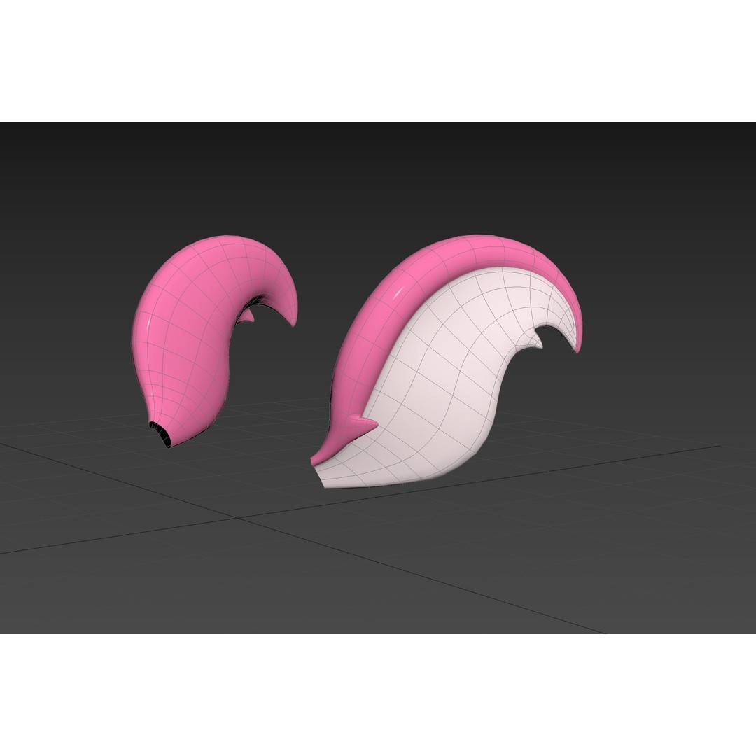 Cartoon Ears 3D Model – Cute Character Asset, FBX, PBR Textures - View 9