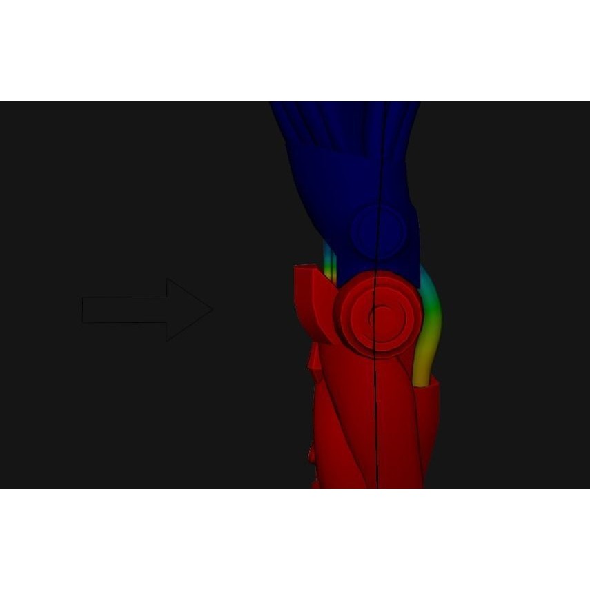 Prosthetic Arm 3D Model – Low Poly Rigged Character Asset, FBX - View 13
