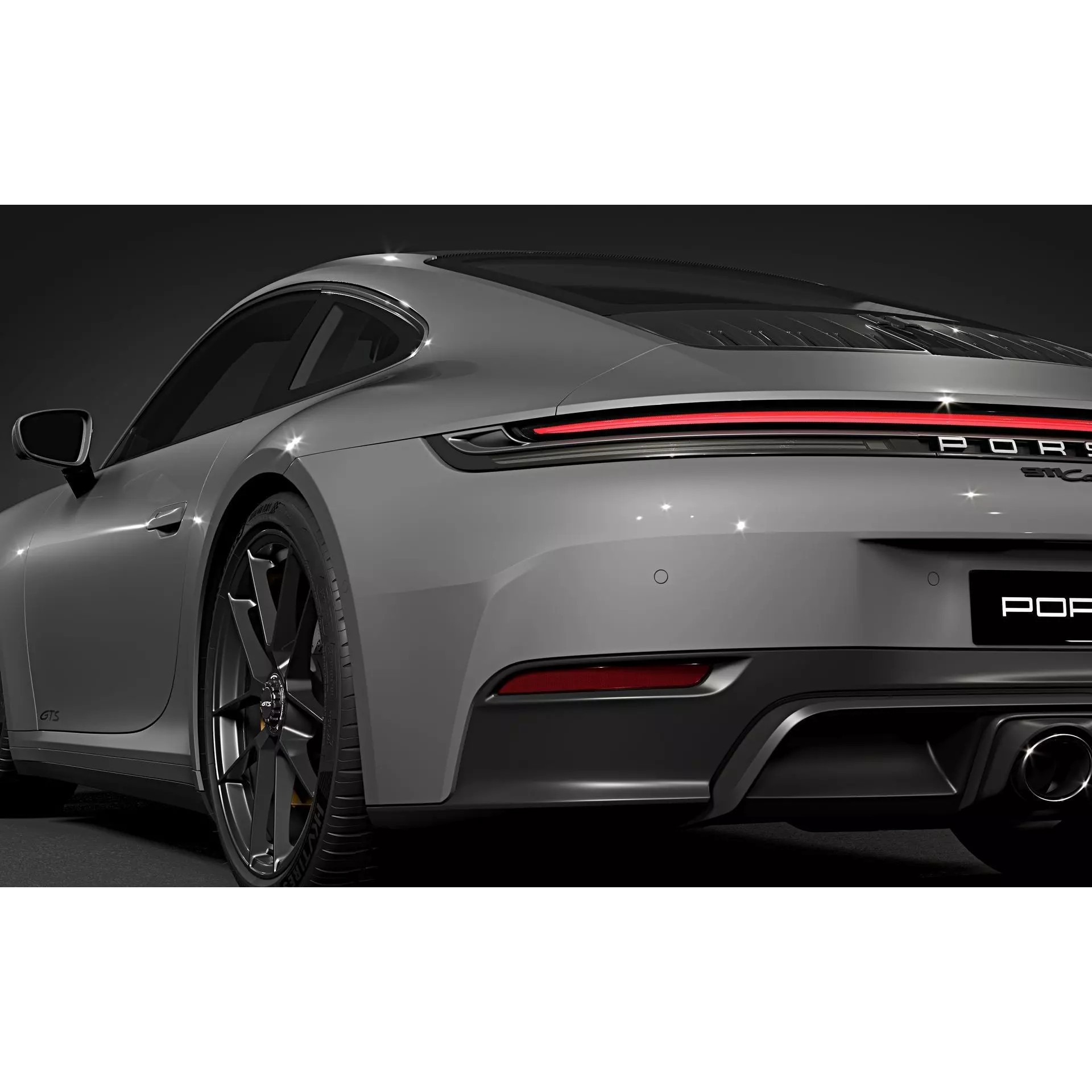 2026 Porsche 911 Carrera 4 GTS Coupe - Game-Ready 3D Model - View 10