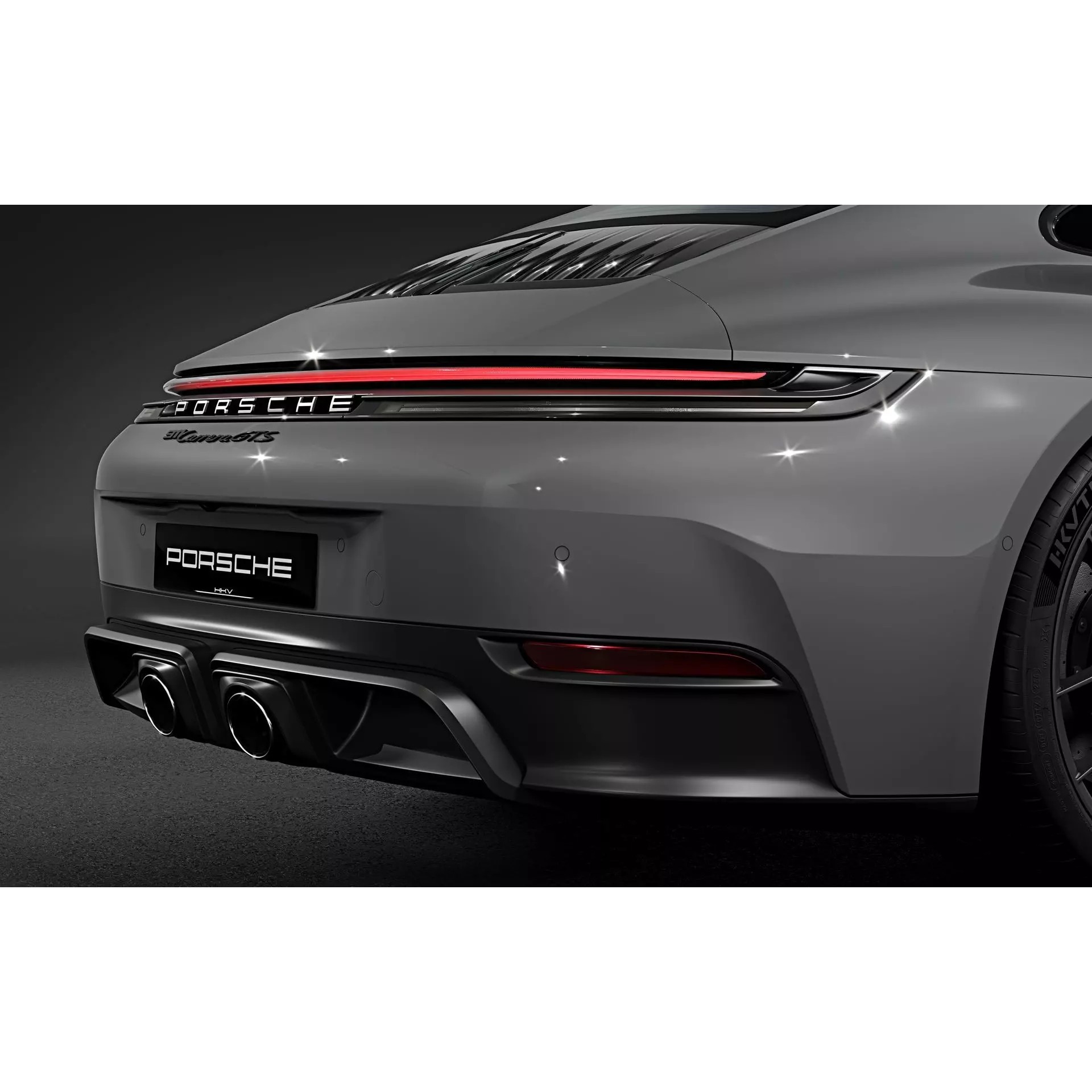 2026 Porsche 911 Carrera 4 GTS Coupe - Game-Ready 3D Model - View 11