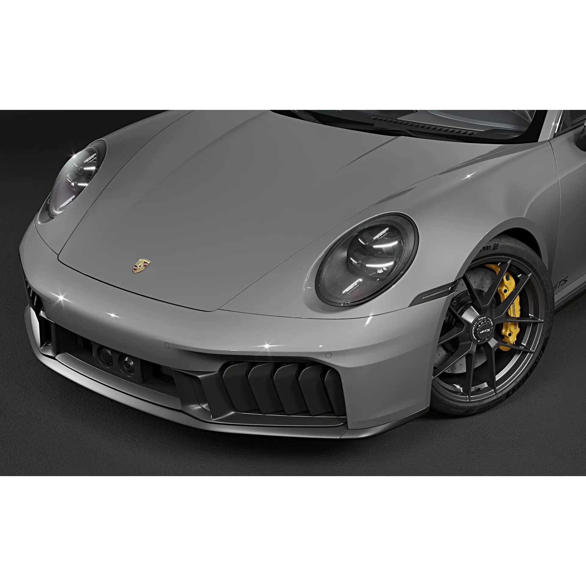 2026 Porsche 911 Carrera 4 GTS Coupe - Game-Ready 3D Model - View 12