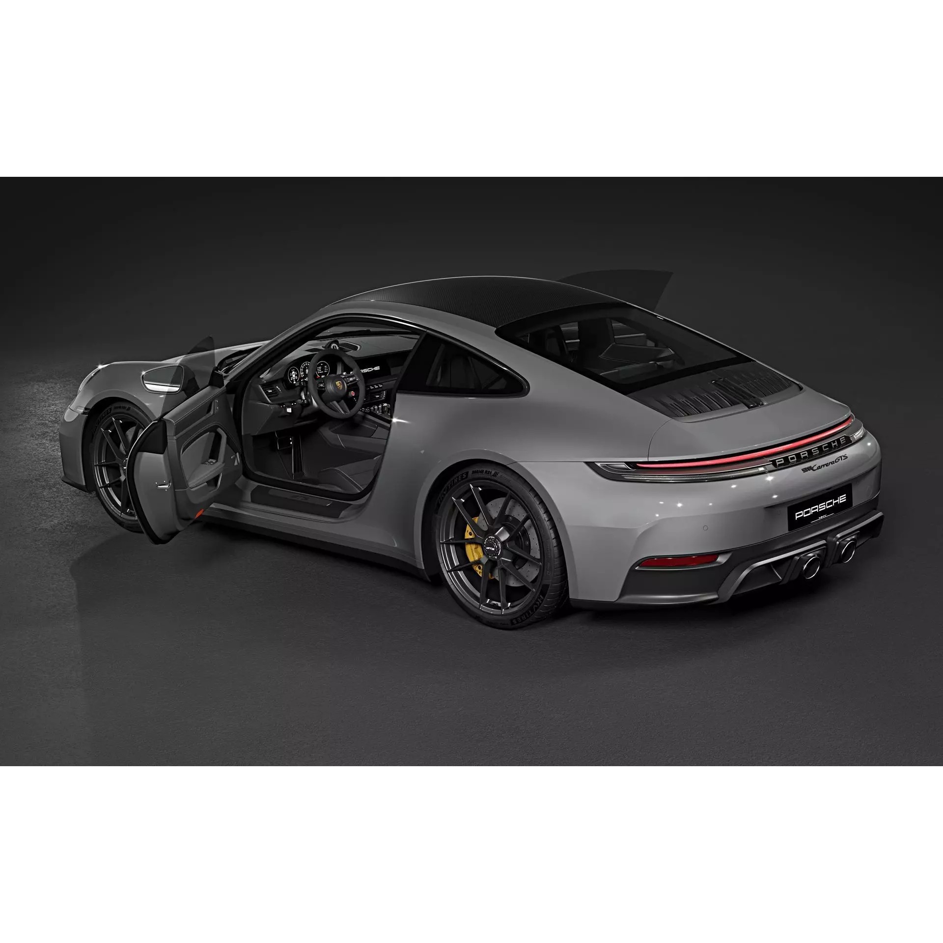 2026 Porsche 911 Carrera 4 GTS Coupe - Game-Ready 3D Model - View 15