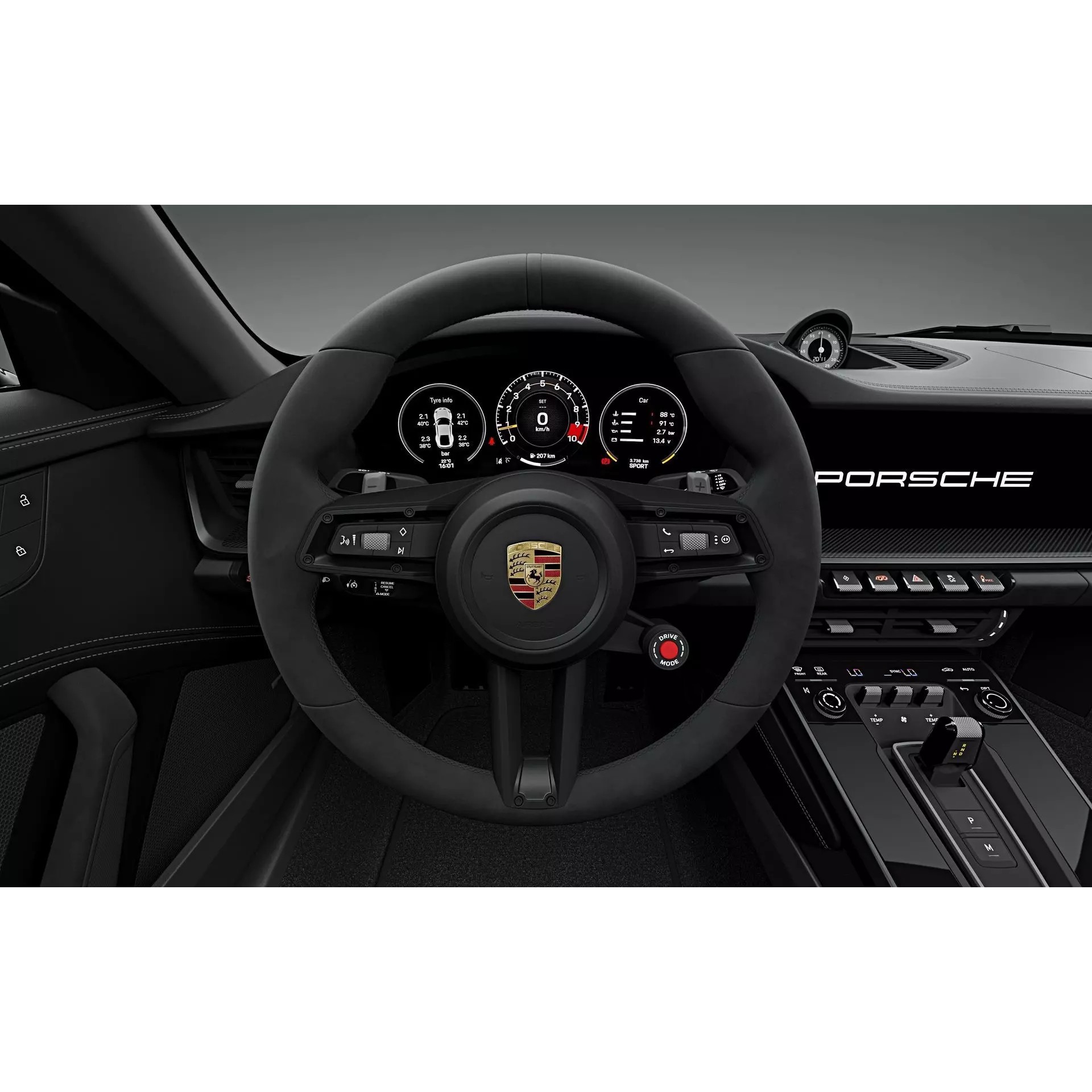 2026 Porsche 911 Carrera 4 GTS Coupe - Game-Ready 3D Model - View 20