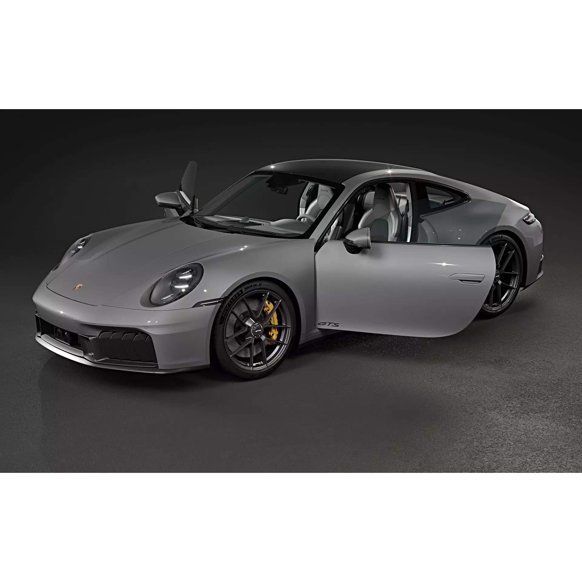 2026 Porsche 911 Carrera 4 GTS Coupe - Game-Ready 3D Model - View 4