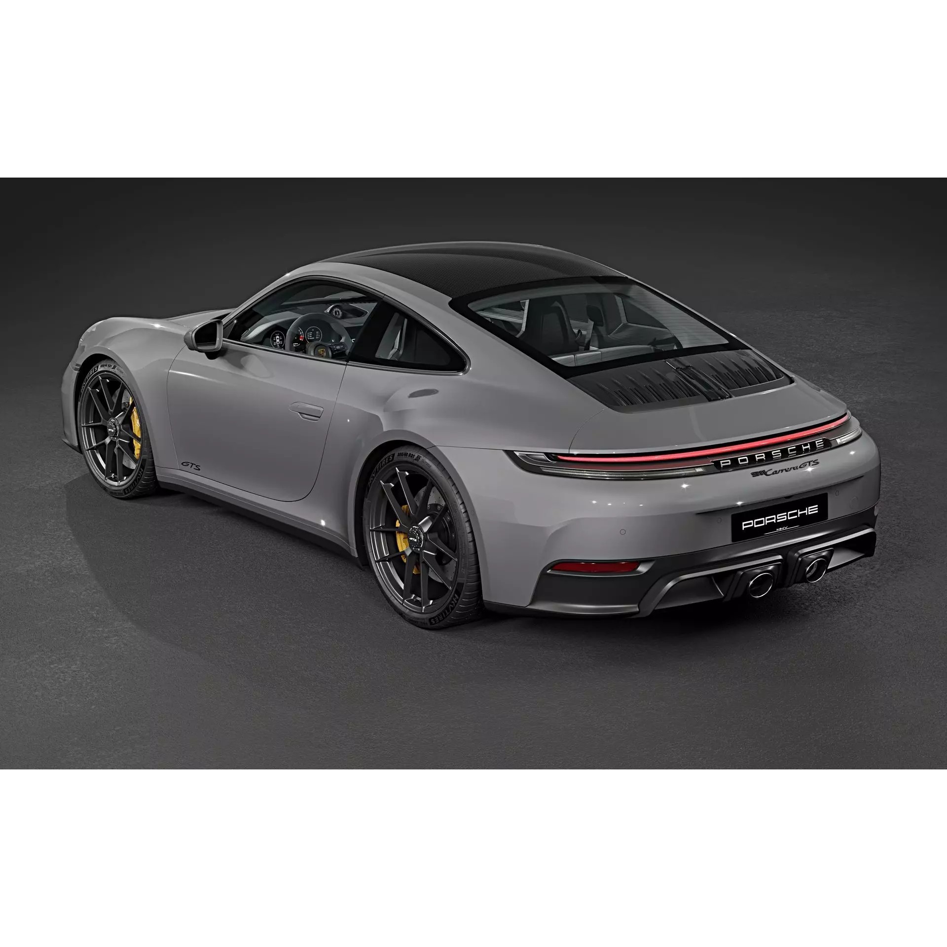 2026 Porsche 911 Carrera 4 GTS Coupe - Game-Ready 3D Model - View 7