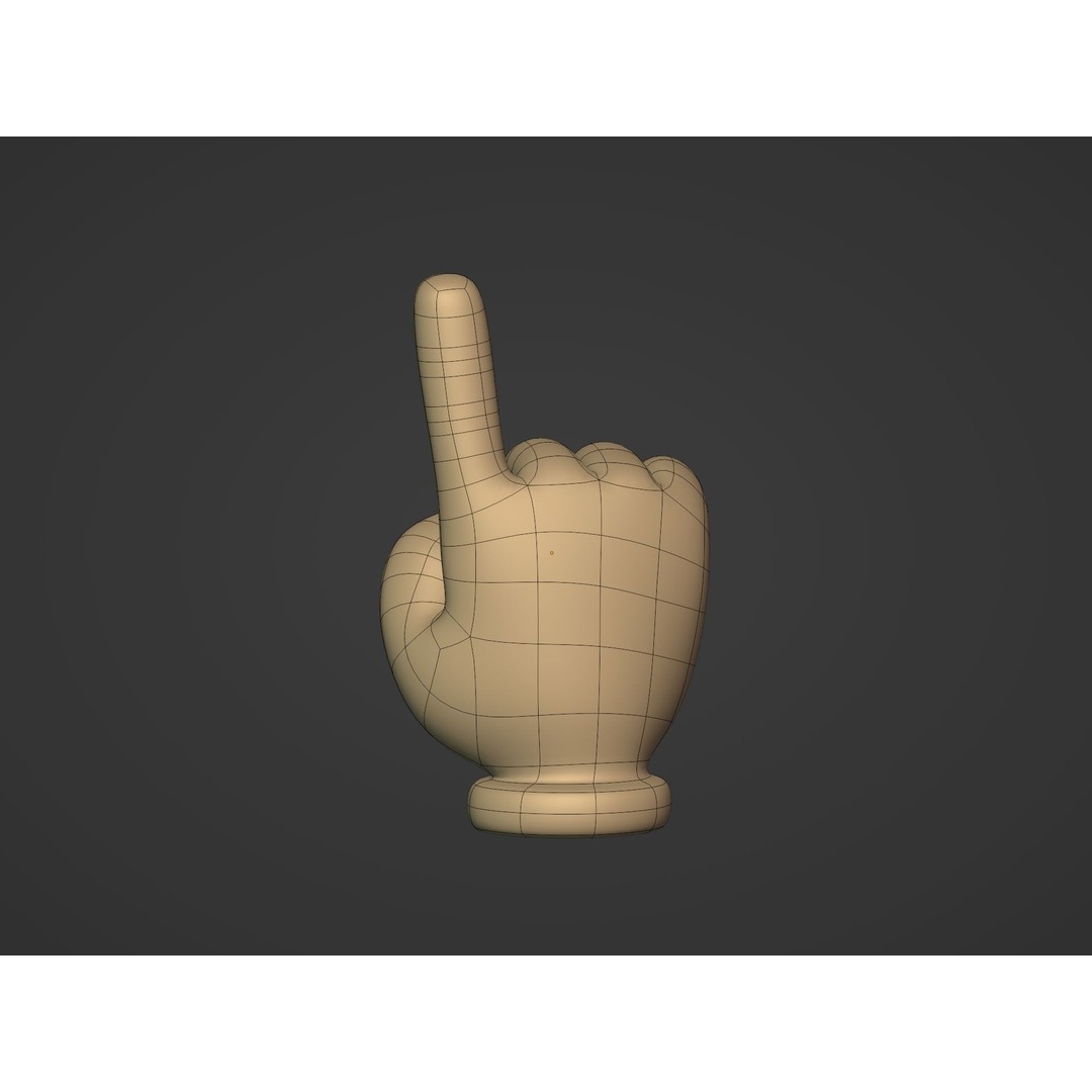 Cartoon Hands 3D Model – Low Poly Character Pack for Animation - View 19