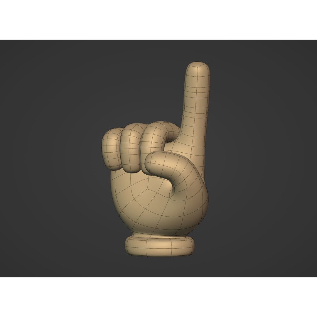Cartoon Hands 3D Model – Low Poly Character Pack for Animation - View 20