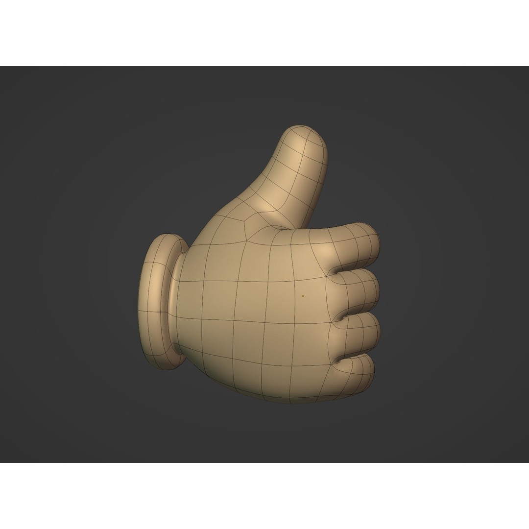 Cartoon Hands 3D Model – Low Poly Character Pack for Animation - View 21