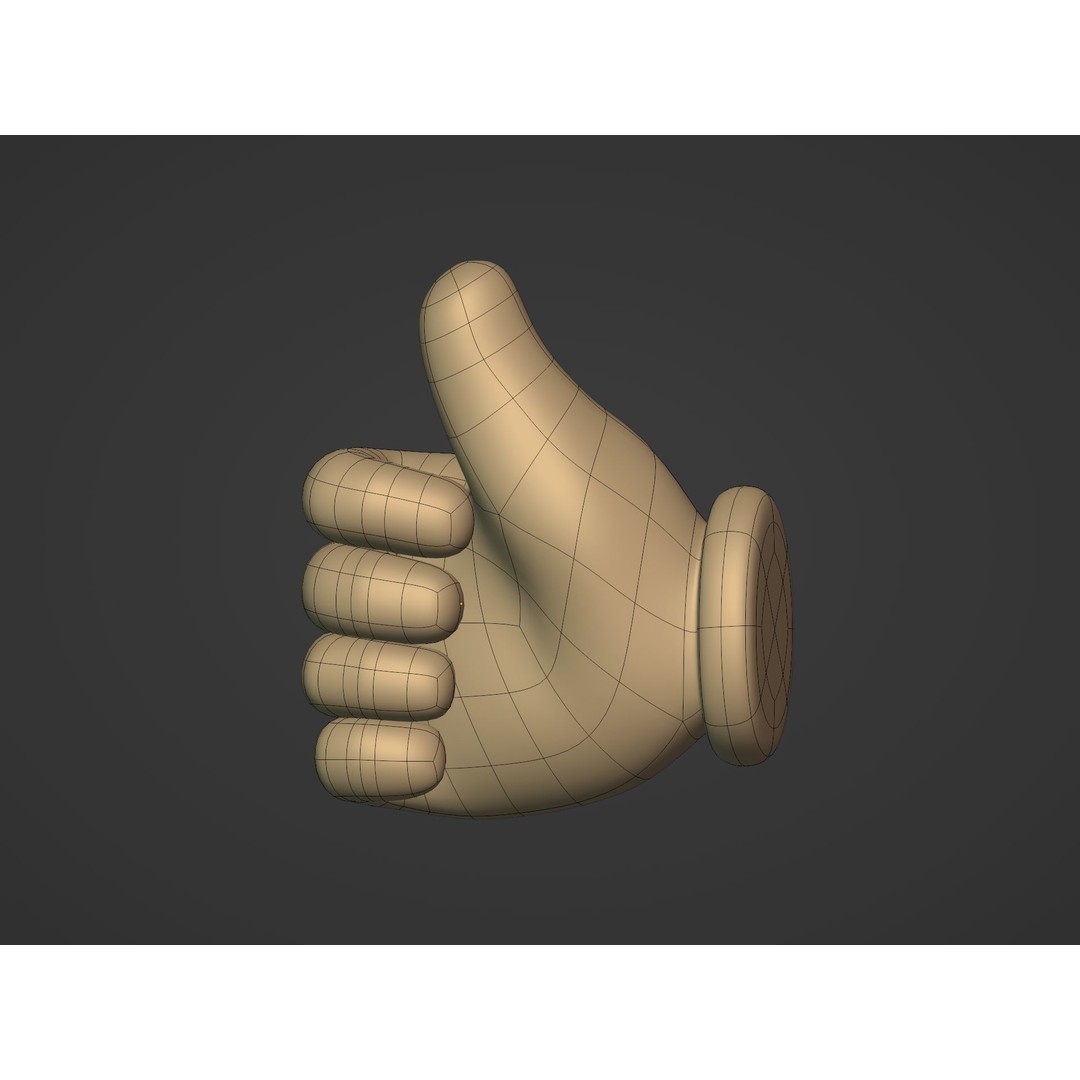 Cartoon Hands 3D Model – Low Poly Character Pack for Animation - View 22
