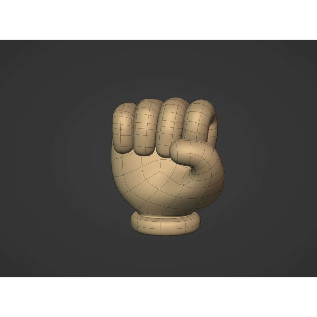 Cartoon Hands 3D Model – Low Poly Character Pack for Animation - View 24