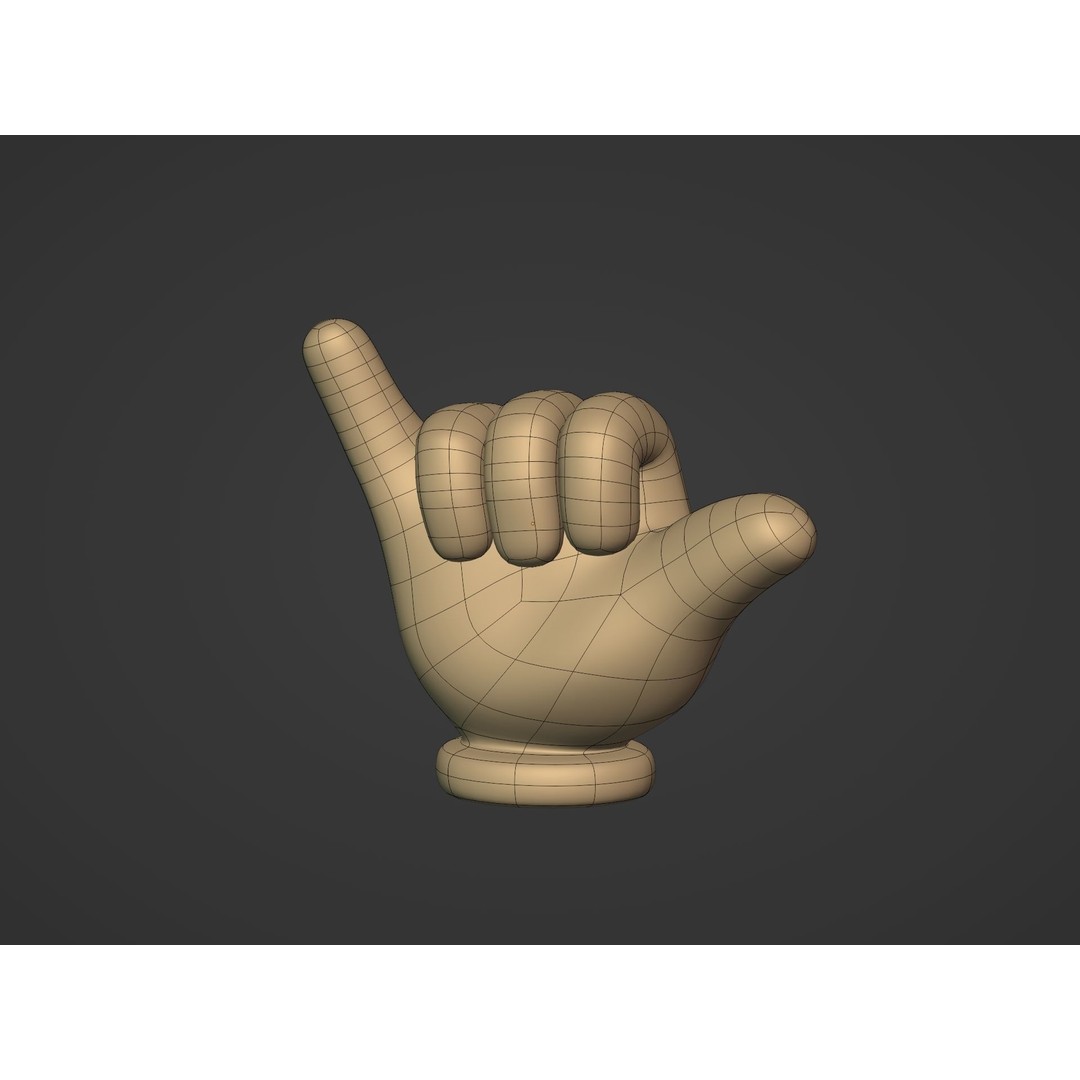 Cartoon Hands 3D Model – Low Poly Character Pack for Animation - View 26