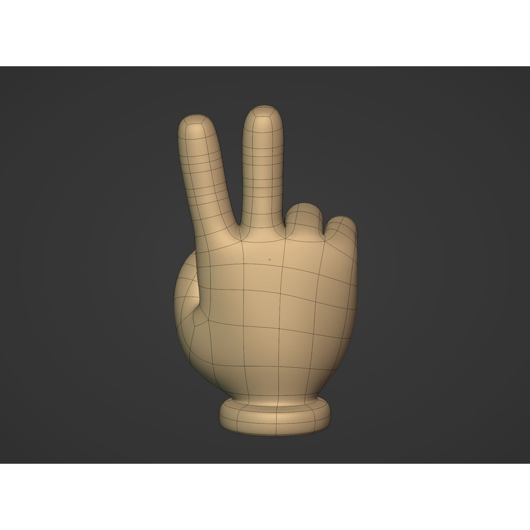 Cartoon Hands 3D Model – Low Poly Character Pack for Animation - View 27