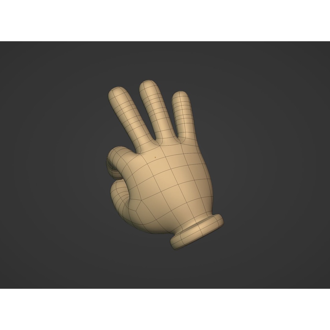 Cartoon Hands 3D Model – Low Poly Character Pack for Animation - View 29