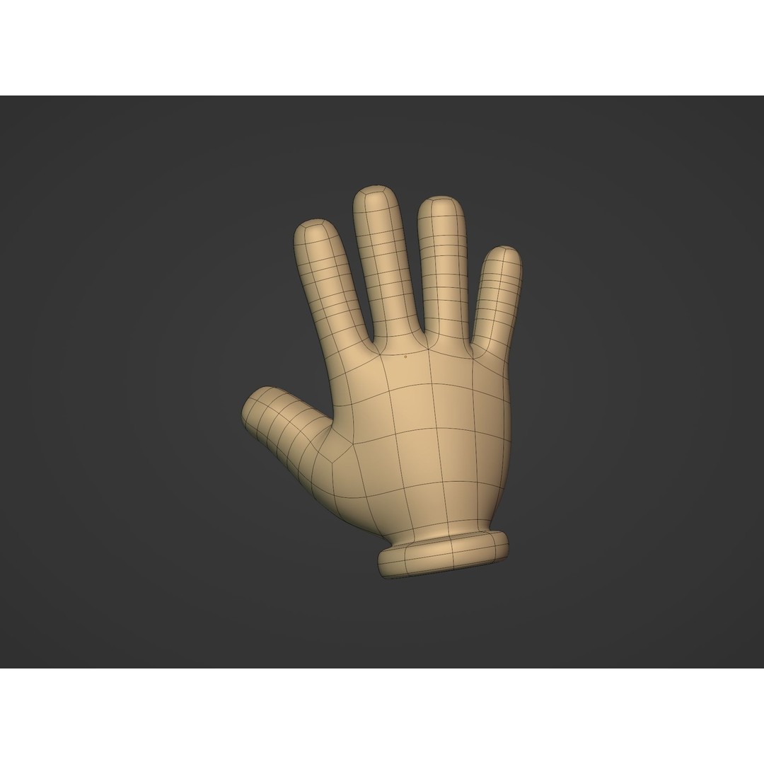 Cartoon Hands 3D Model – Low Poly Character Pack for Animation - View 31