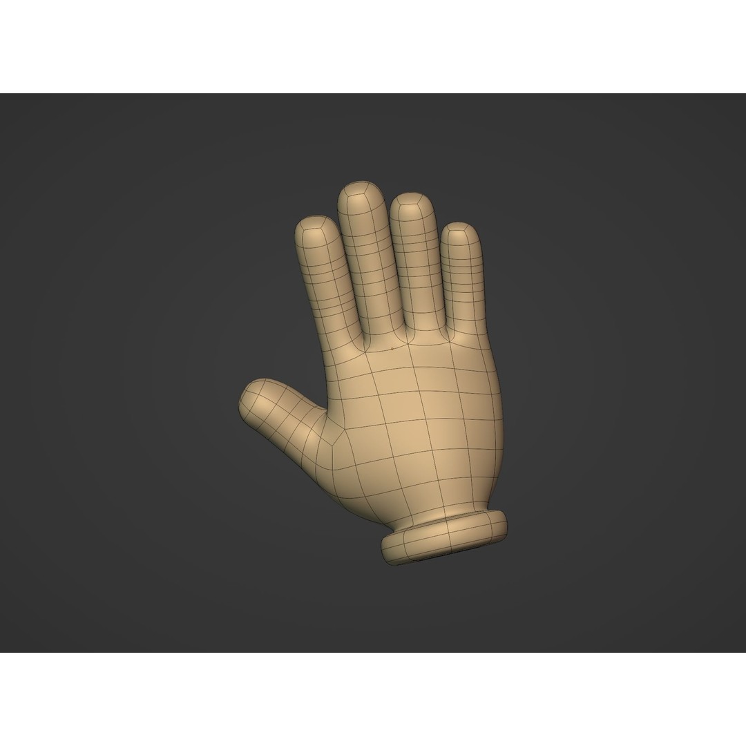 Cartoon Hands 3D Model – Low Poly Character Pack for Animation - View 33