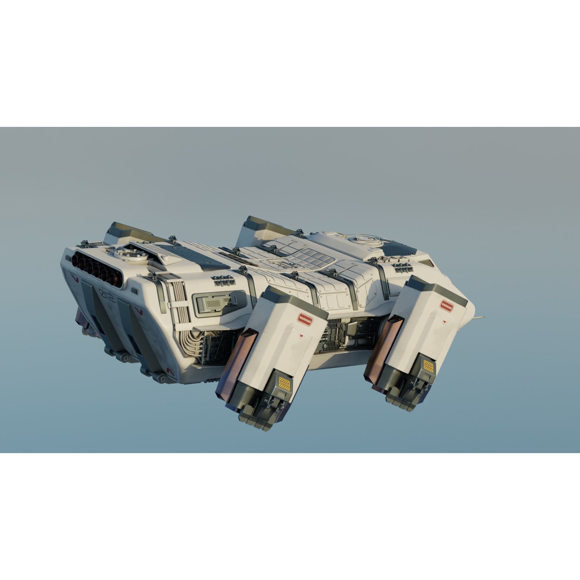 Hercules Mars Lander - Game-Ready 3D Model - View 12