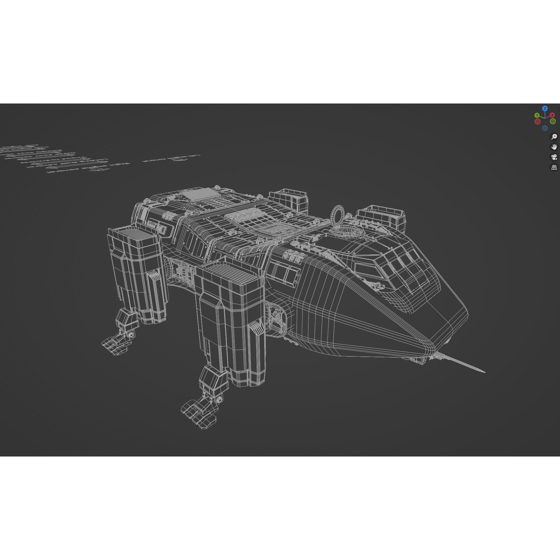 Hercules Mars Lander - Game-Ready 3D Model - View 13