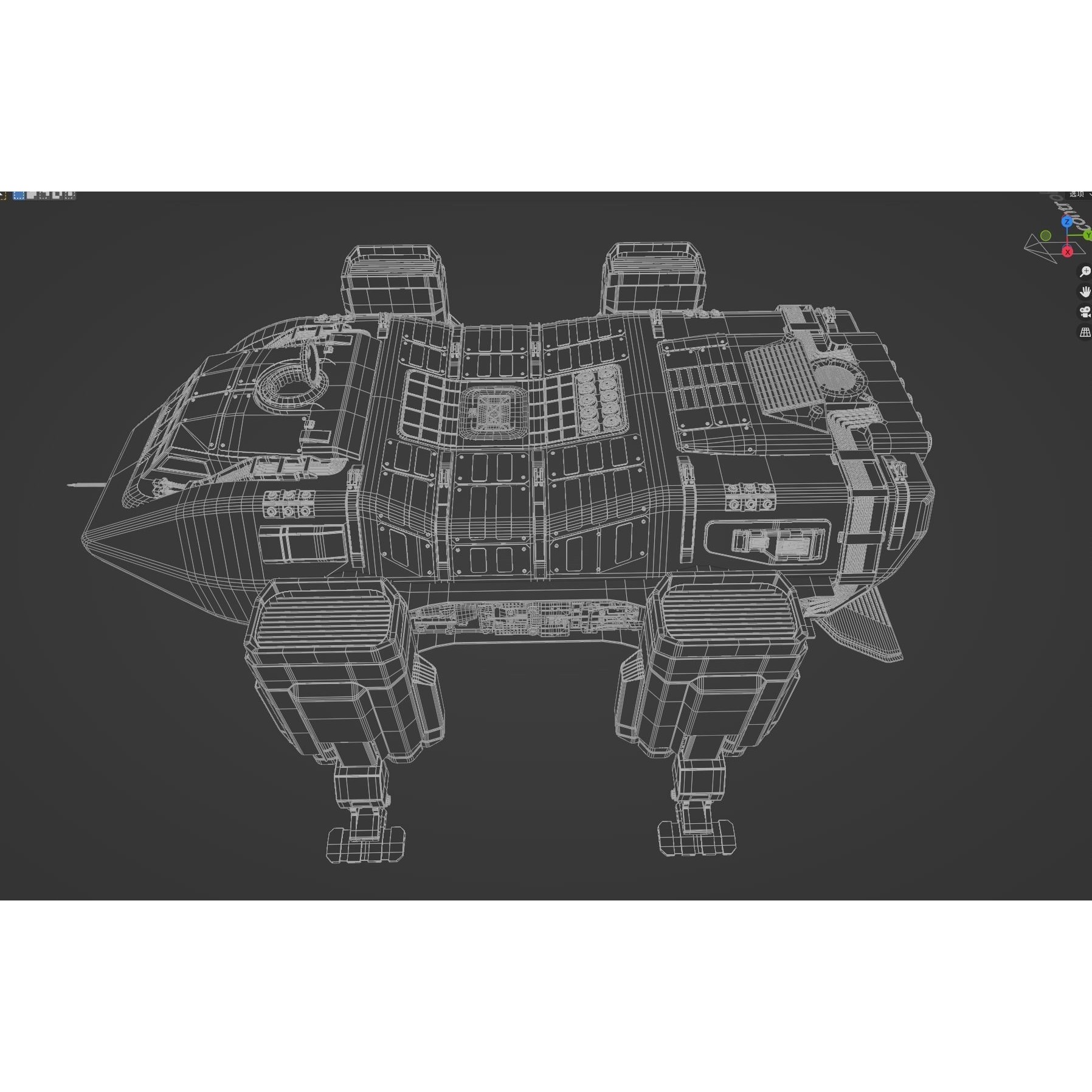 Hercules Mars Lander - Game-Ready 3D Model - View 15