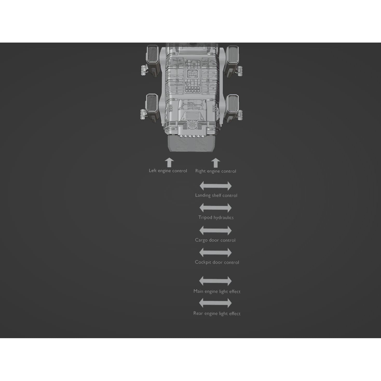 Hercules Mars Lander - Game-Ready 3D Model - View 17