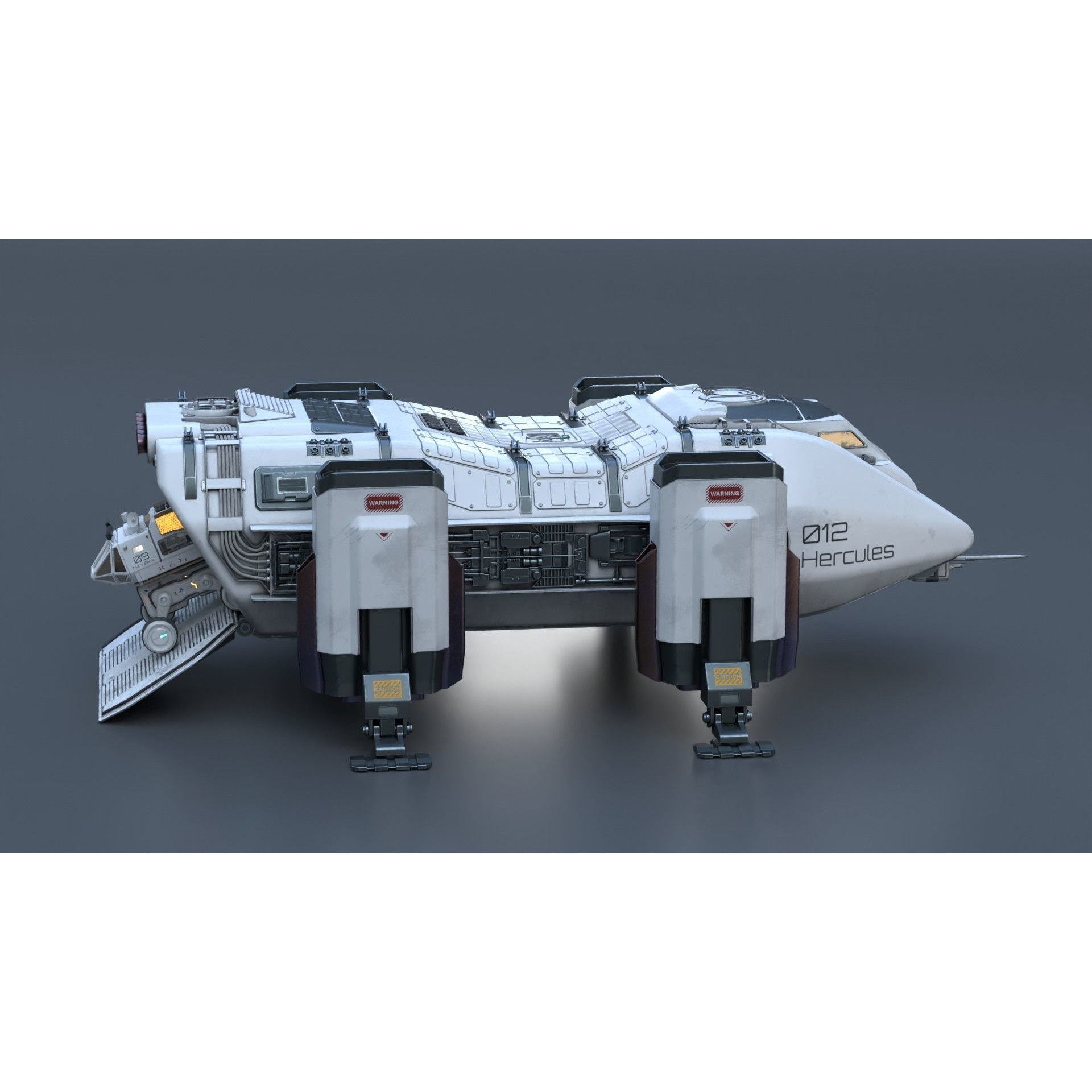 Hercules Mars Lander - Game-Ready 3D Model - View 5