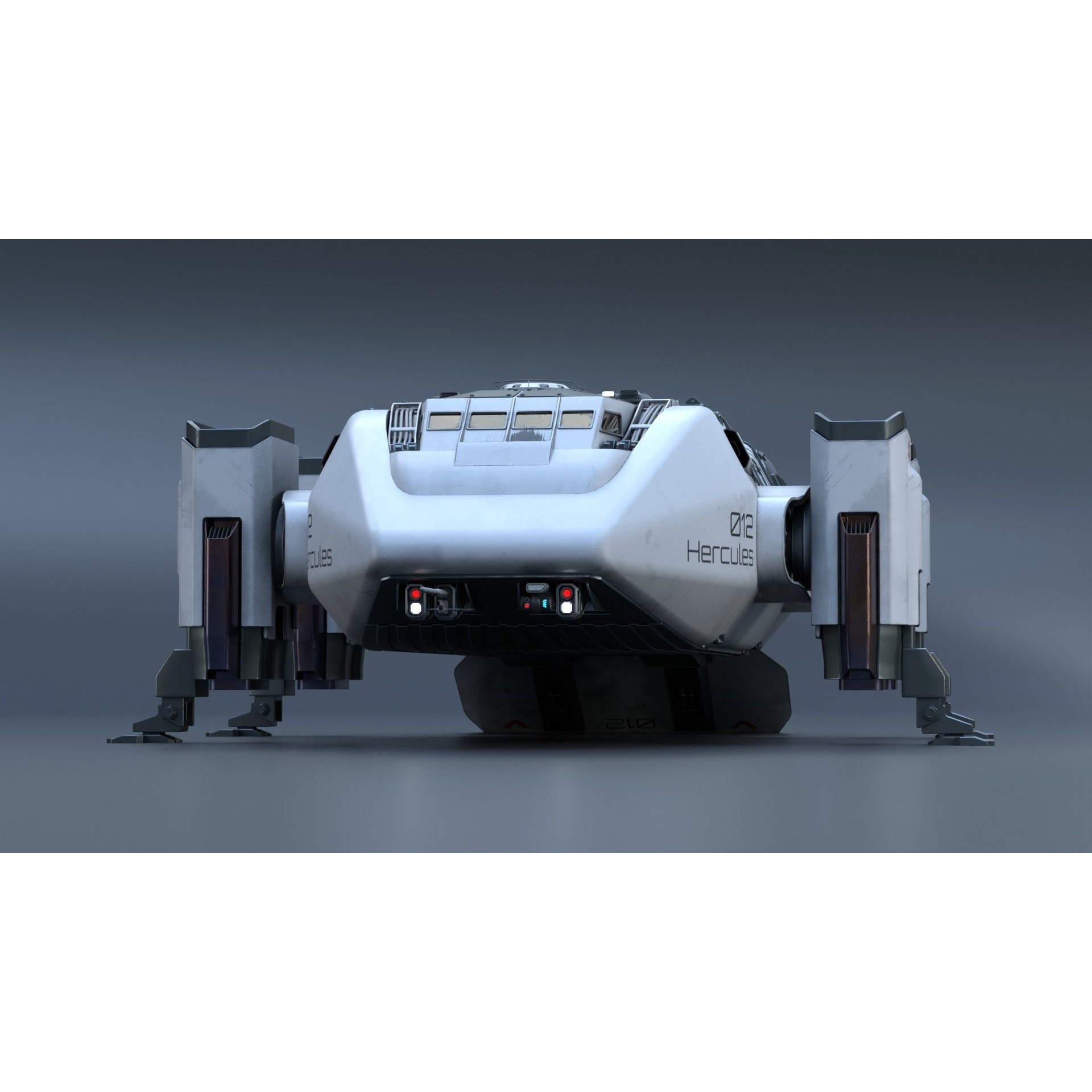 Hercules Mars Lander - Game-Ready 3D Model - View 7