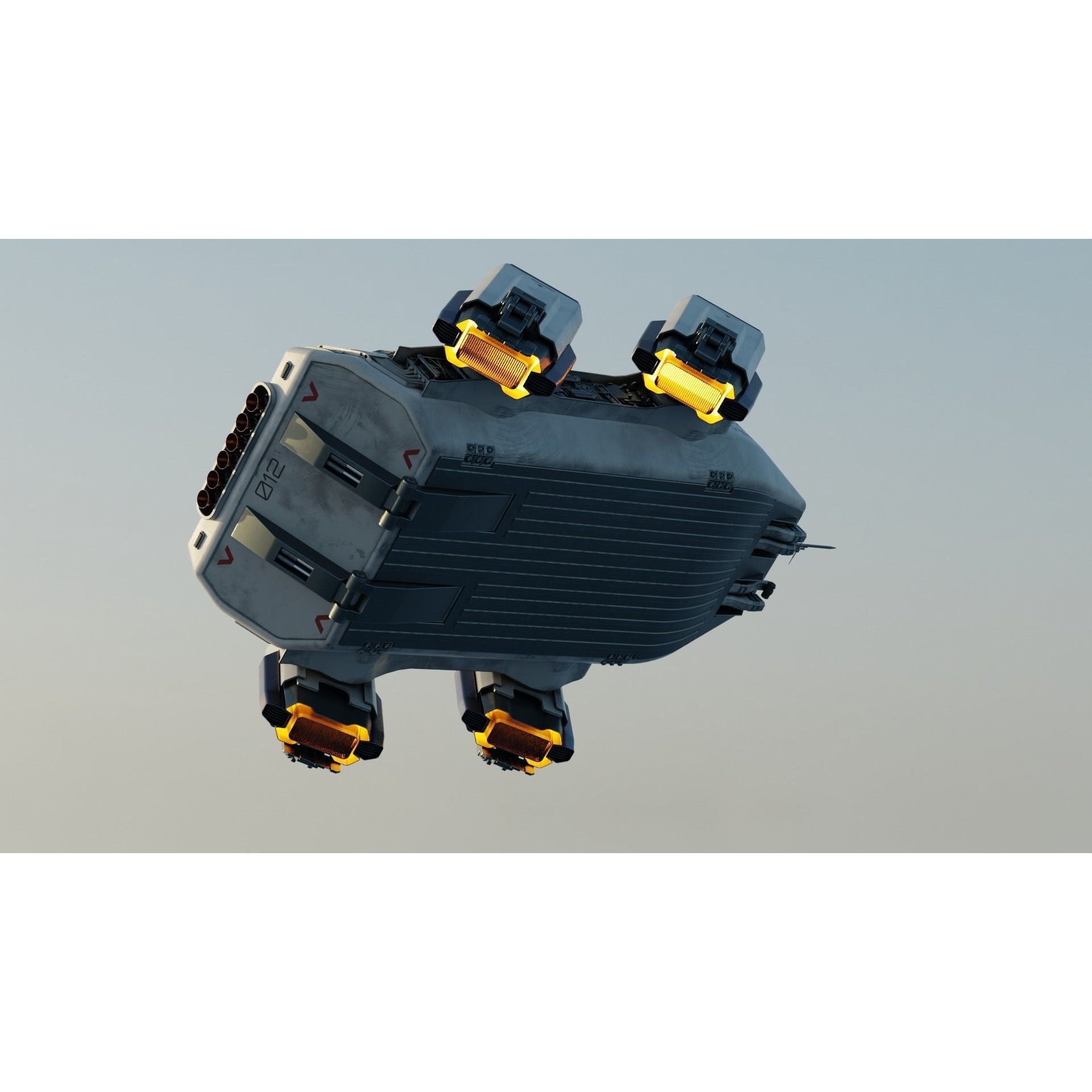 Hercules Mars Lander - Game-Ready 3D Model - View 9