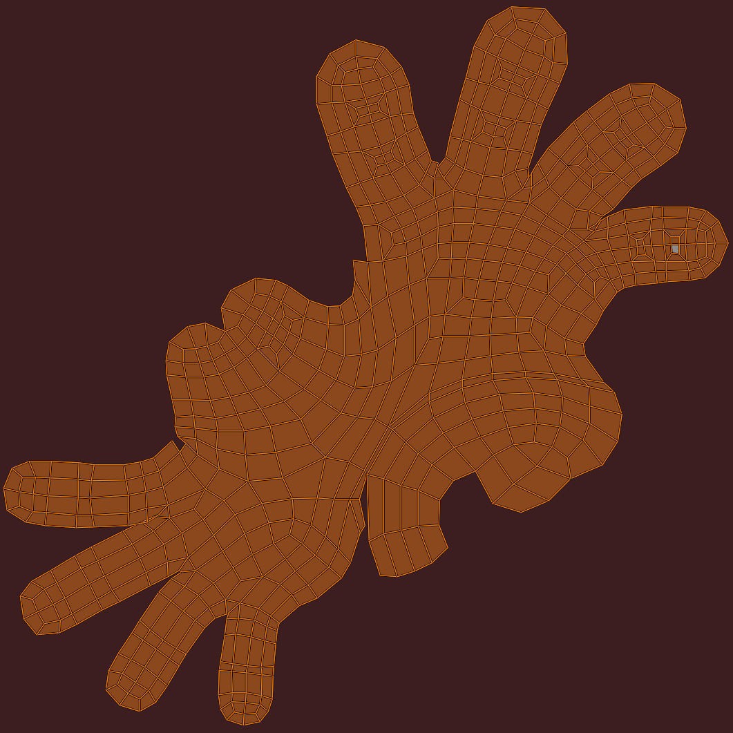 Cartoon Hand 3D Model – Rigged Low-Poly Character Asset, FBX - View 8