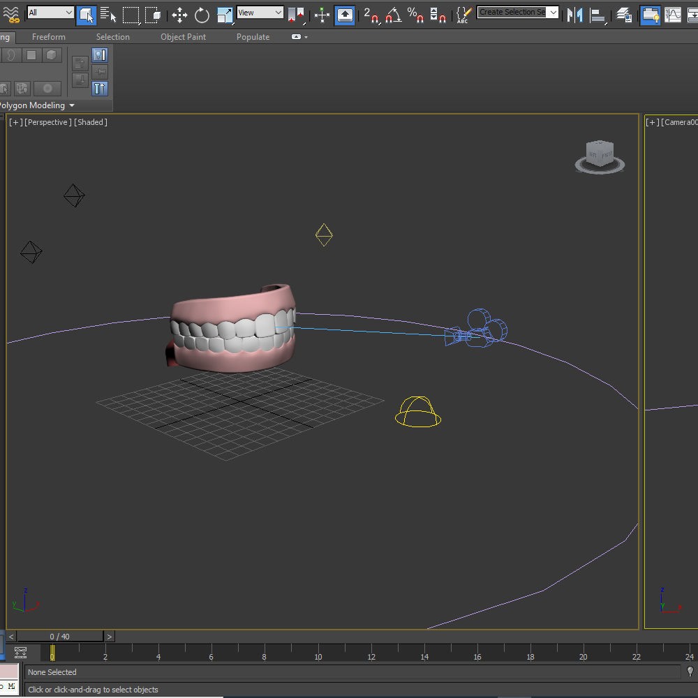 Human Mouth Teeth 3D Model – Cartoon Style, PBR Textures, FBX, OBJ - View 16