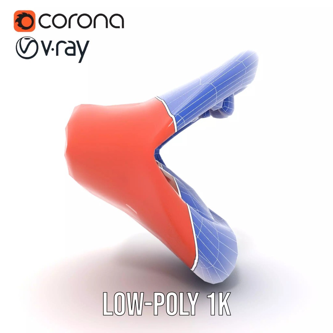 Realistic Open Mouth 3D Model – Low Poly PBR Asset for Animation - View 31