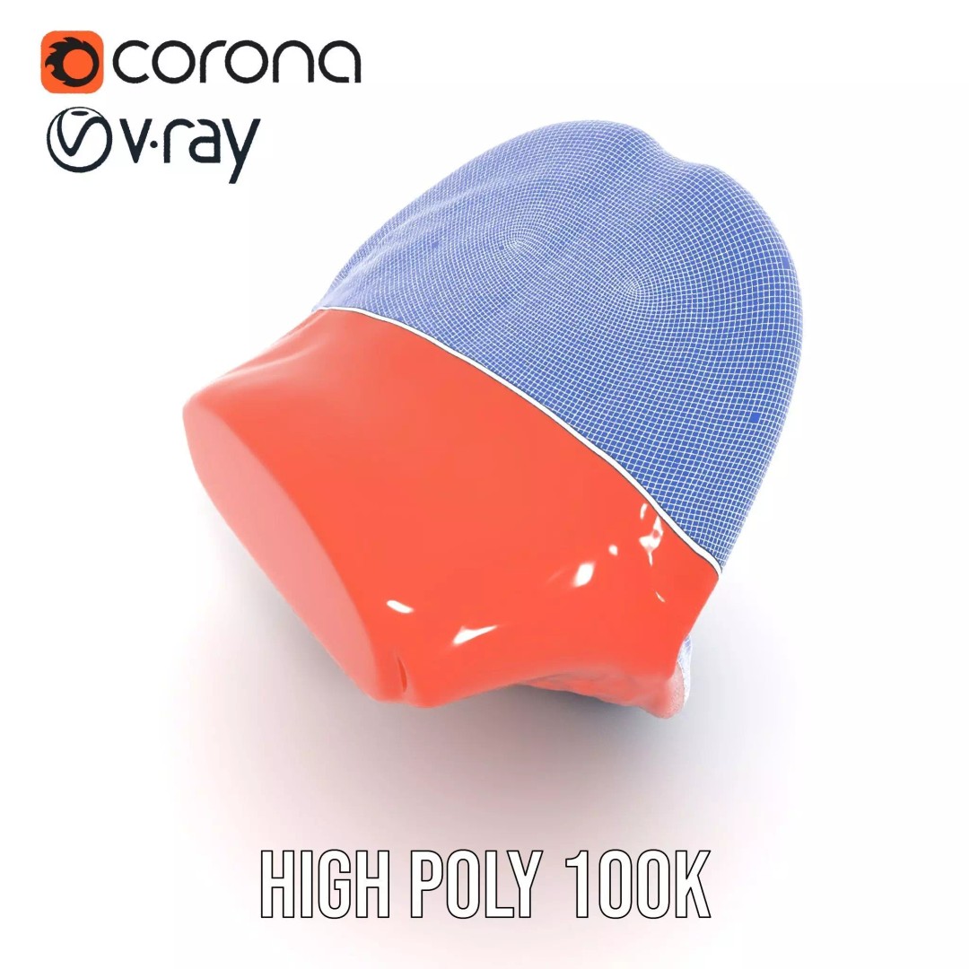 Realistic Open Mouth 3D Model – Low Poly PBR Asset for Animation - View 34