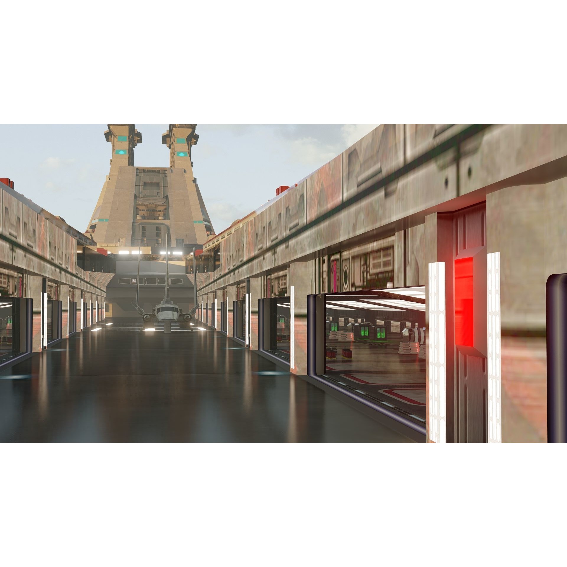 Venator Class Spaceship - Detailed 3D Model - View 10