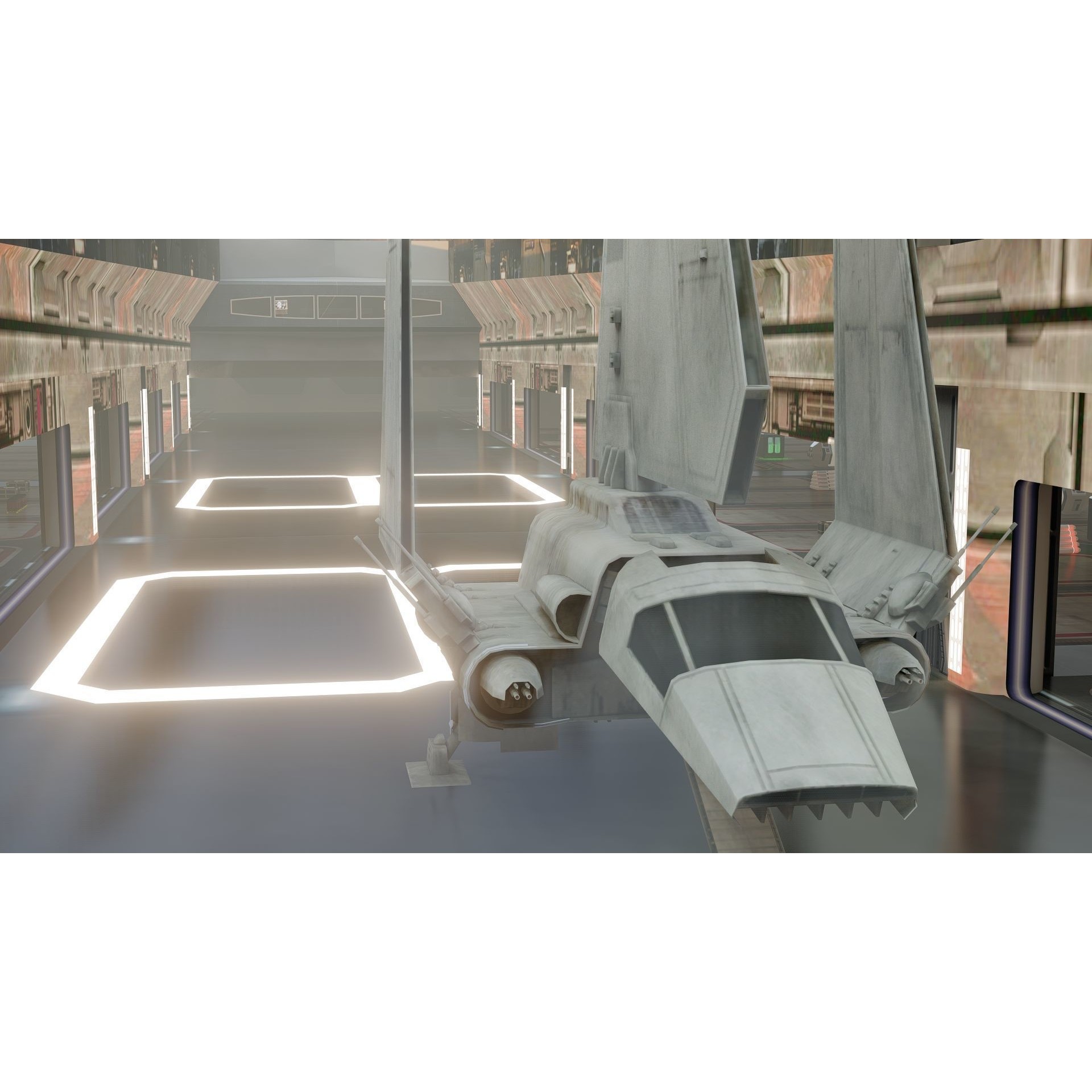 Venator Class Spaceship - Detailed 3D Model - View 12