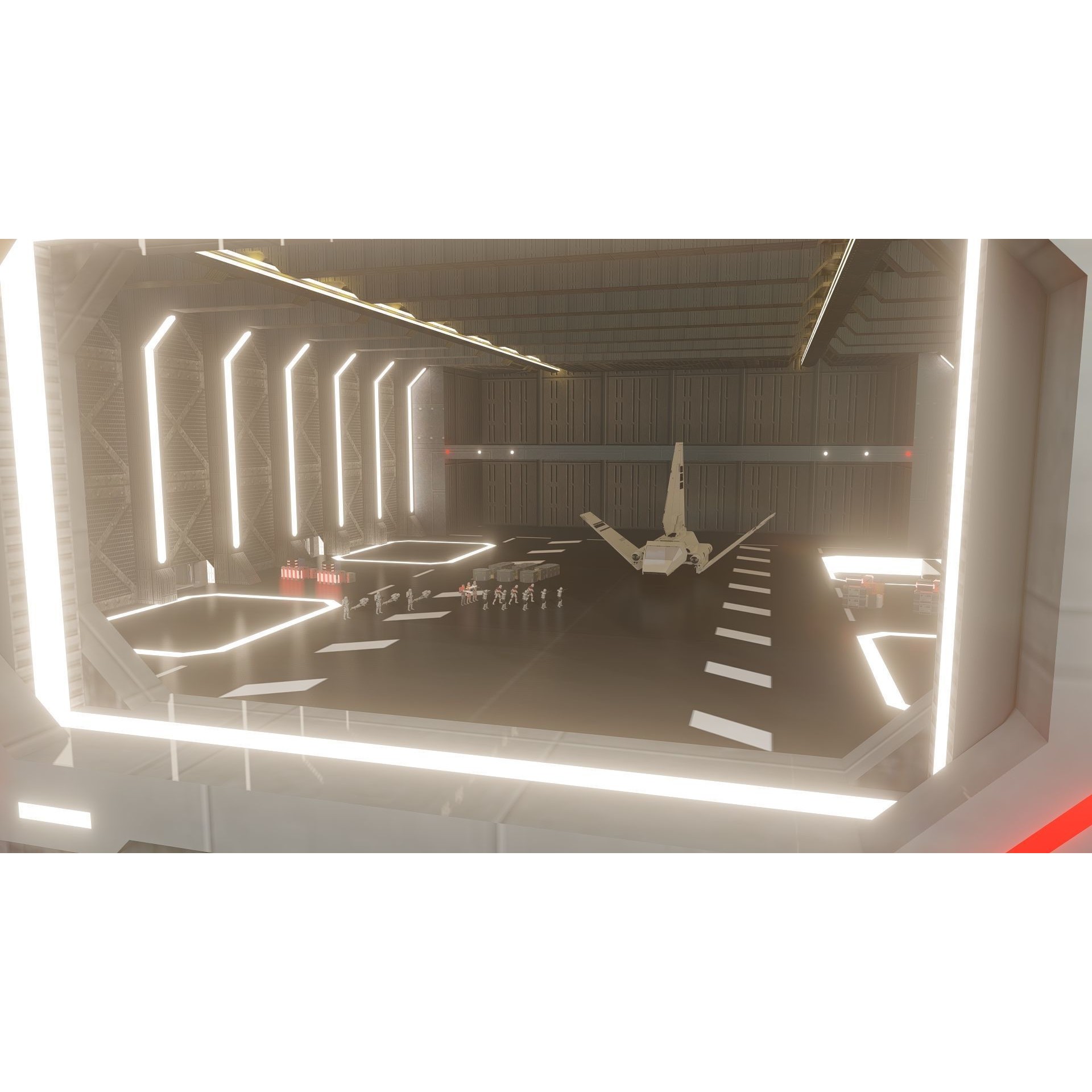 Venator Class Spaceship - Detailed 3D Model - View 18