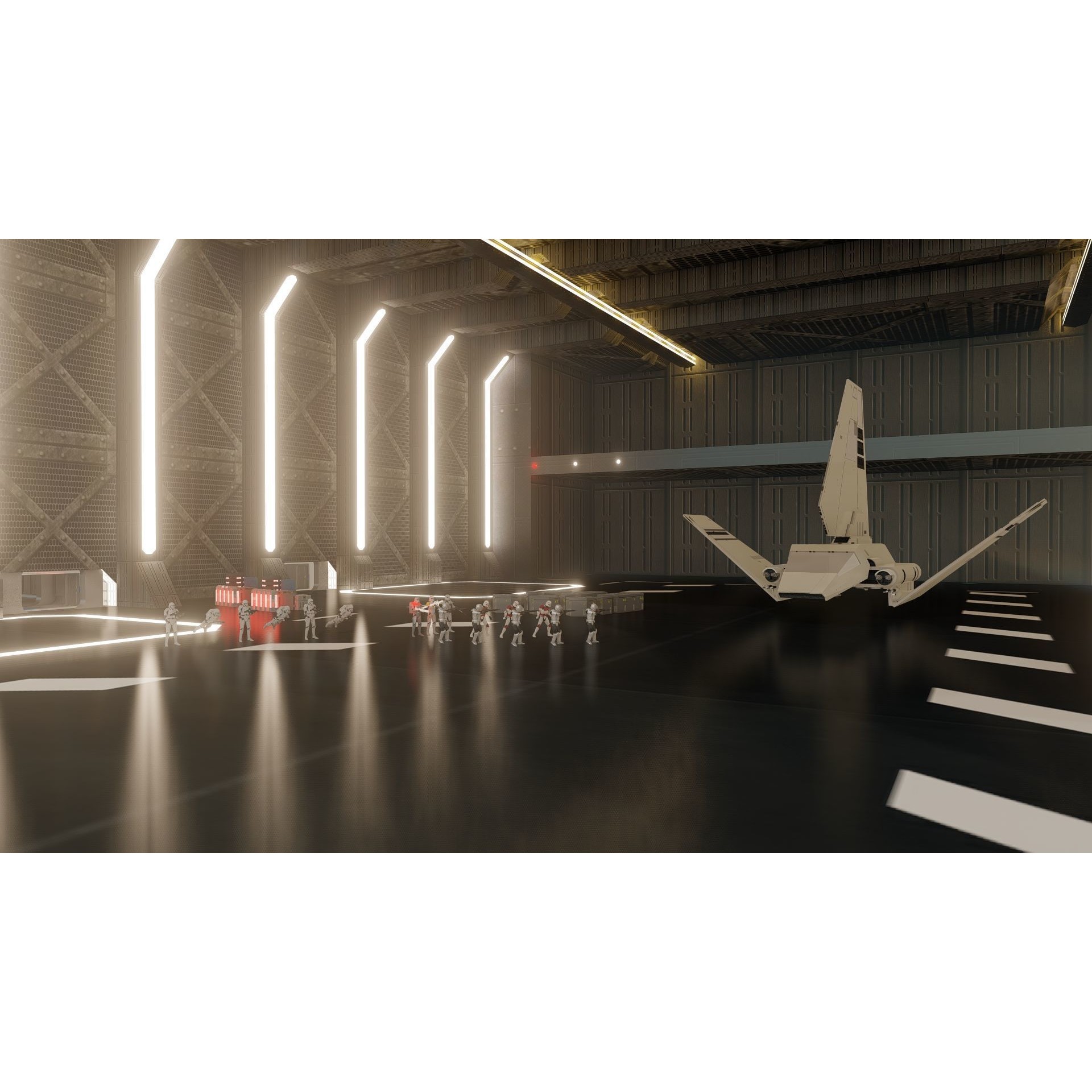 Venator Class Spaceship - Detailed 3D Model - View 19