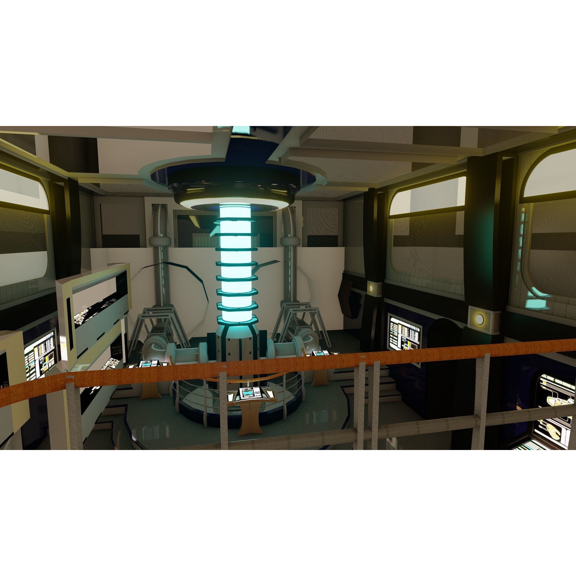 Venator Class Spaceship - Detailed 3D Model - View 26