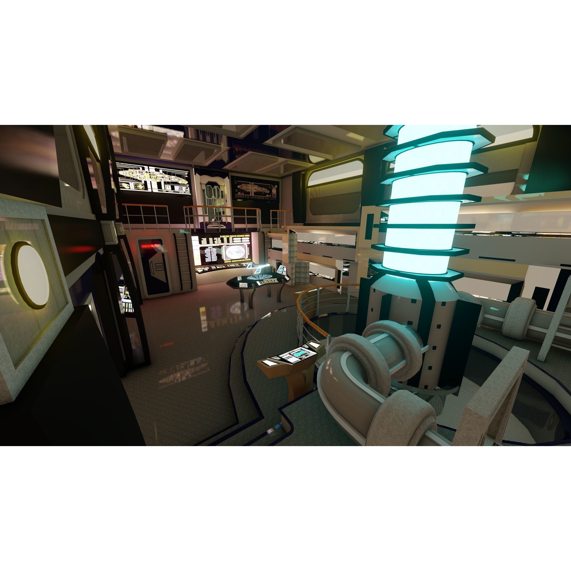 Venator Class Spaceship - Detailed 3D Model - View 27