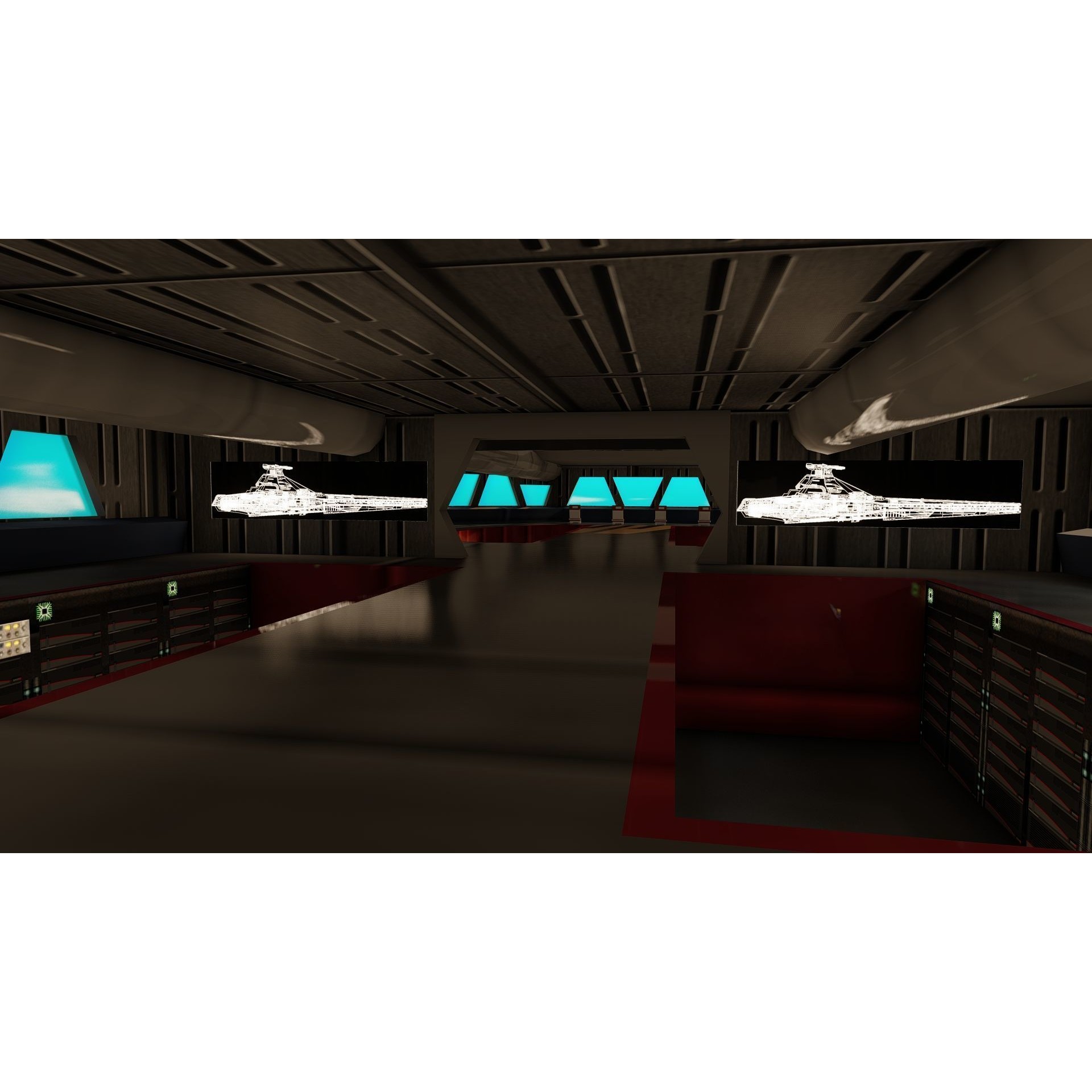 Venator Class Spaceship - Detailed 3D Model - View 30