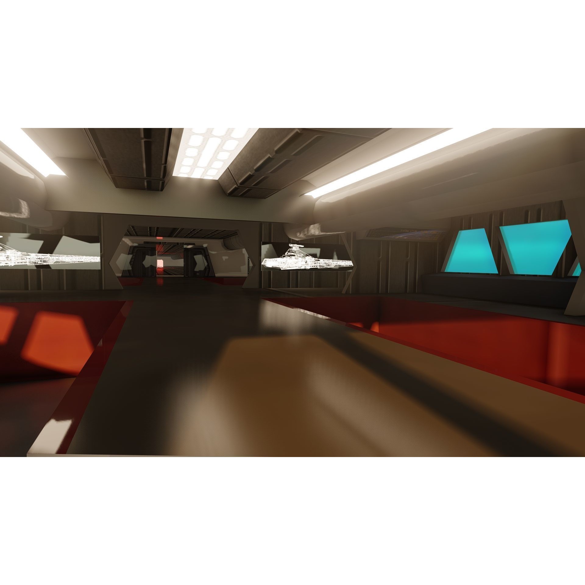 Venator Class Spaceship - Detailed 3D Model - View 32