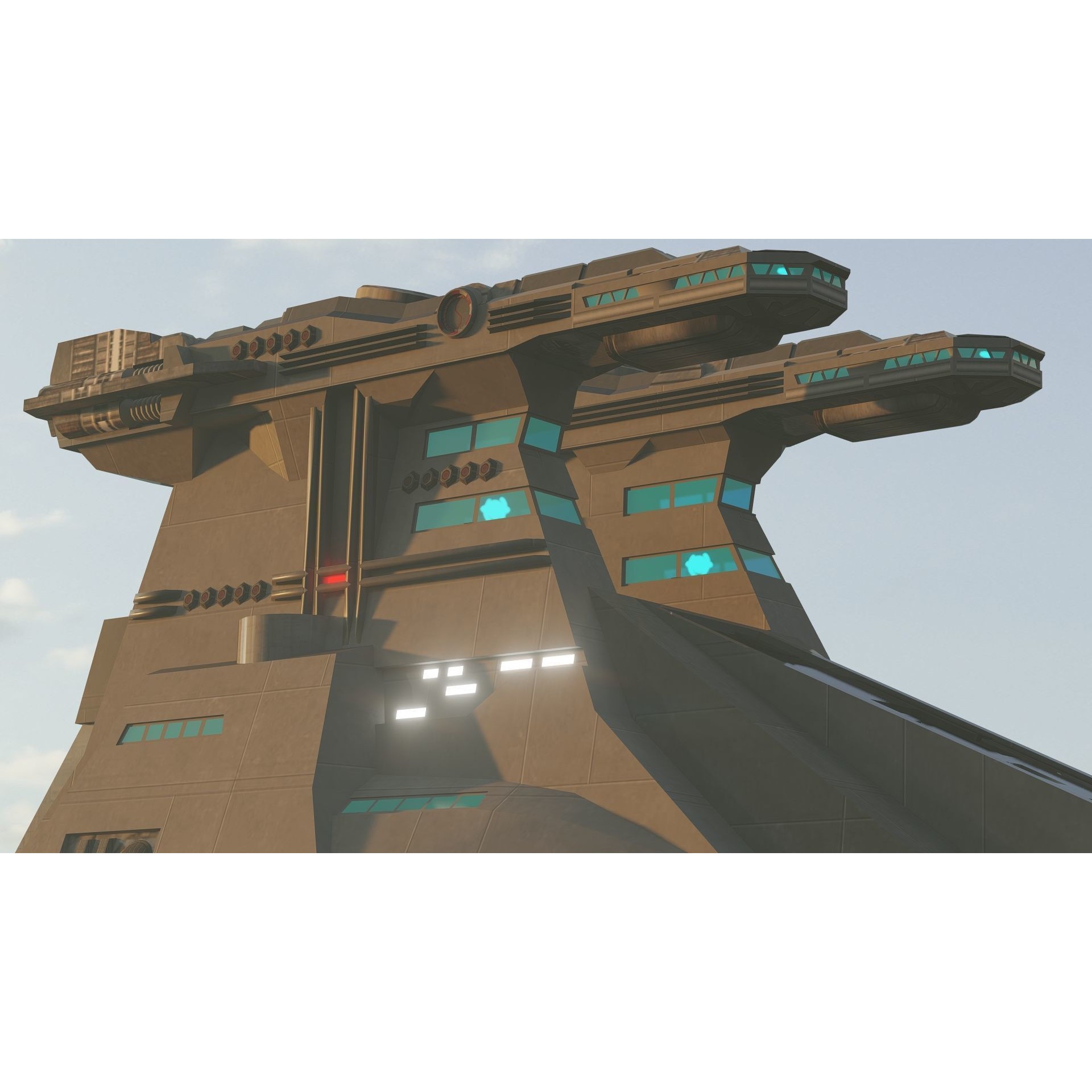 Venator Class Spaceship - Detailed 3D Model - View 8