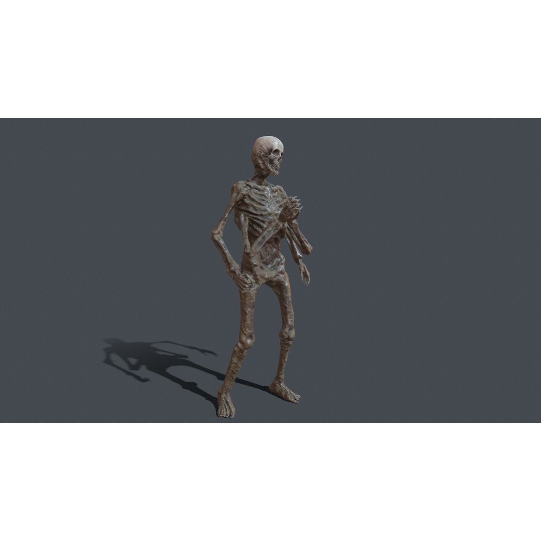Four-Armed Monster 3D Model – Low Poly Game Asset, FBX - View 15