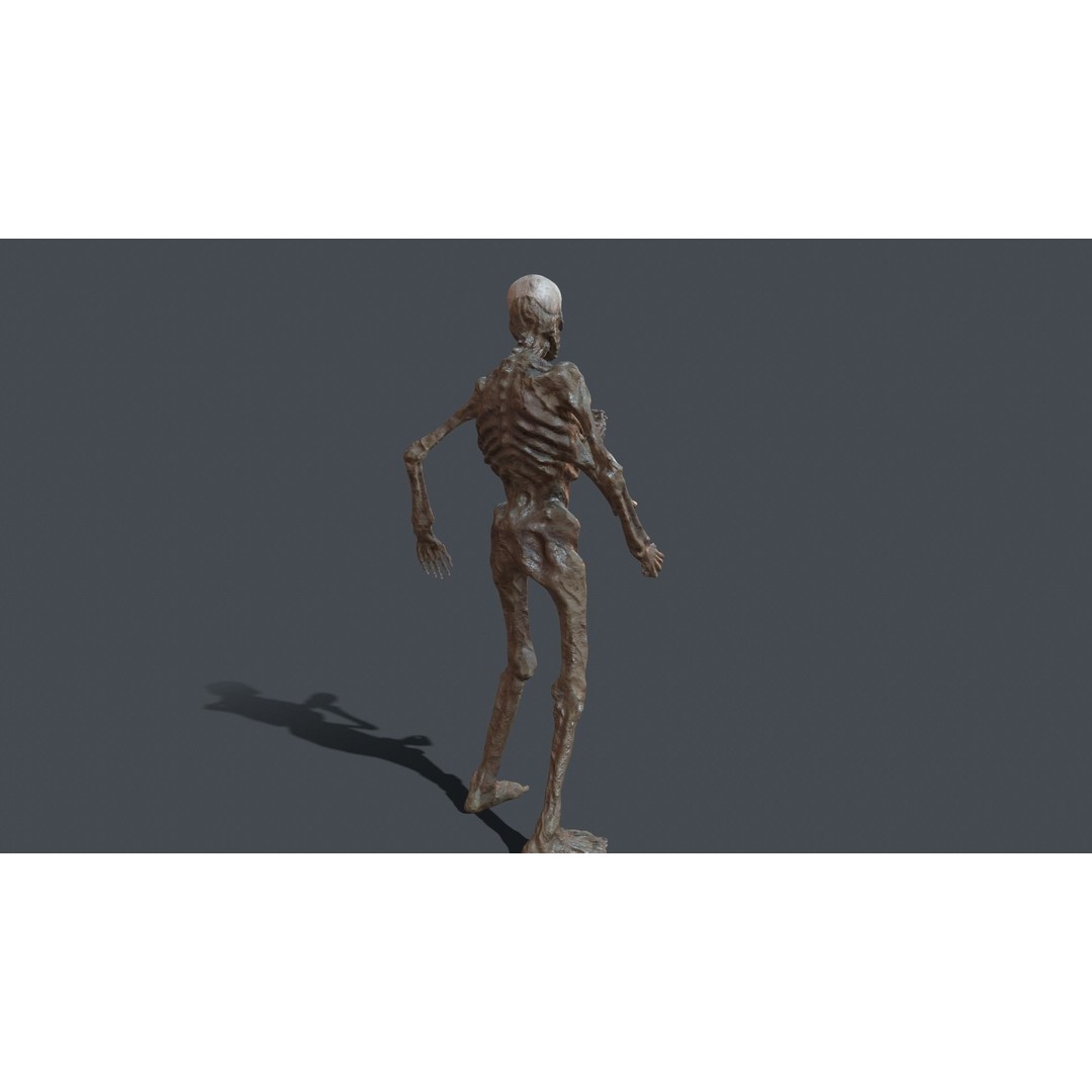 Four-Armed Monster 3D Model – Low Poly Game Asset, FBX - View 19