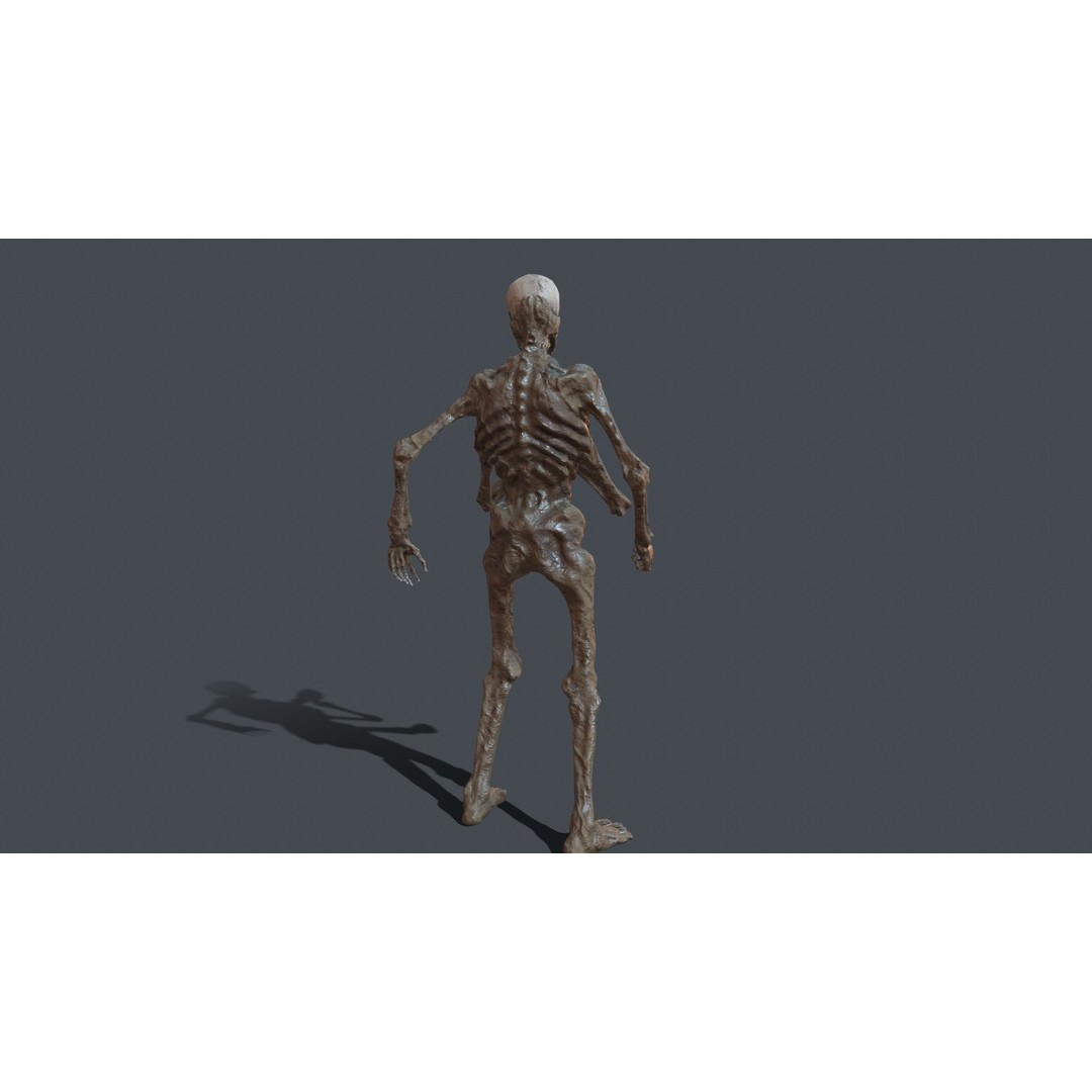 Four-Armed Monster 3D Model – Low Poly Game Asset, FBX - View 20