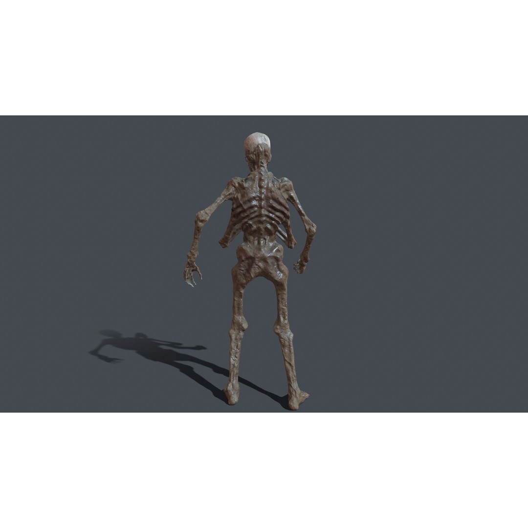Four-Armed Monster 3D Model – Low Poly Game Asset, FBX - View 21