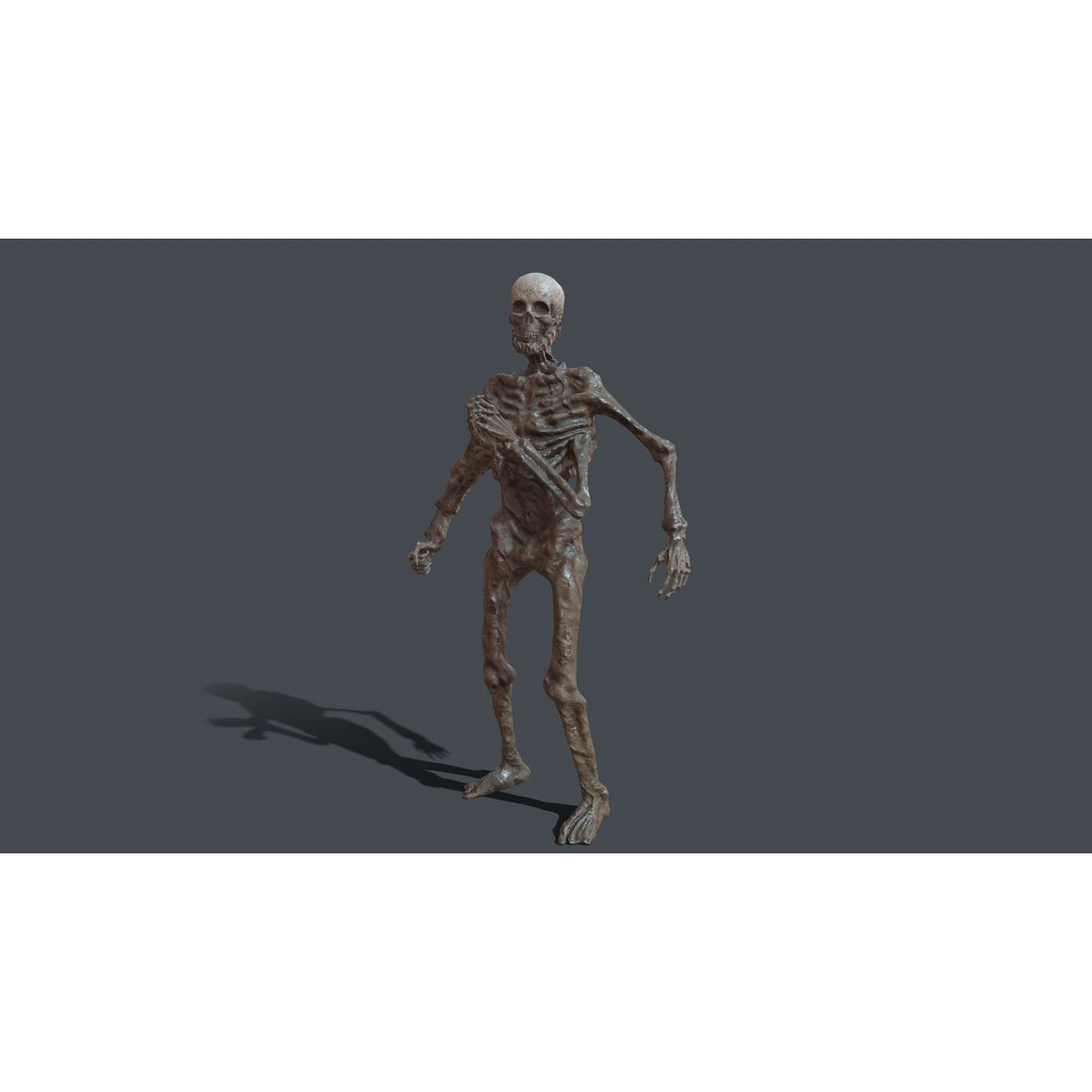 Four-Armed Monster 3D Model – Low Poly Game Asset, FBX - View 27