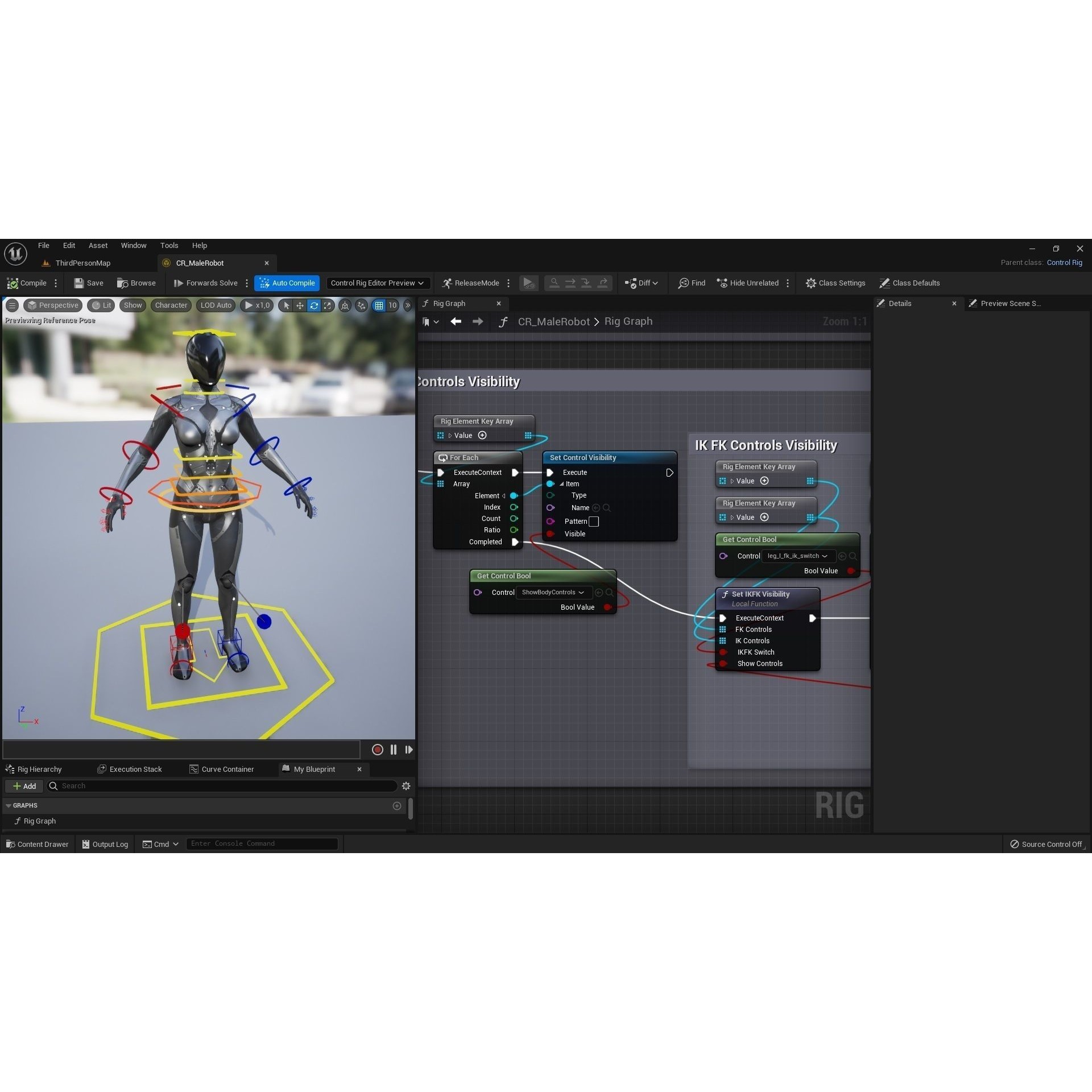 Sci-Fi Female 5 - Low-Poly Game-Ready 3D Model - View 15