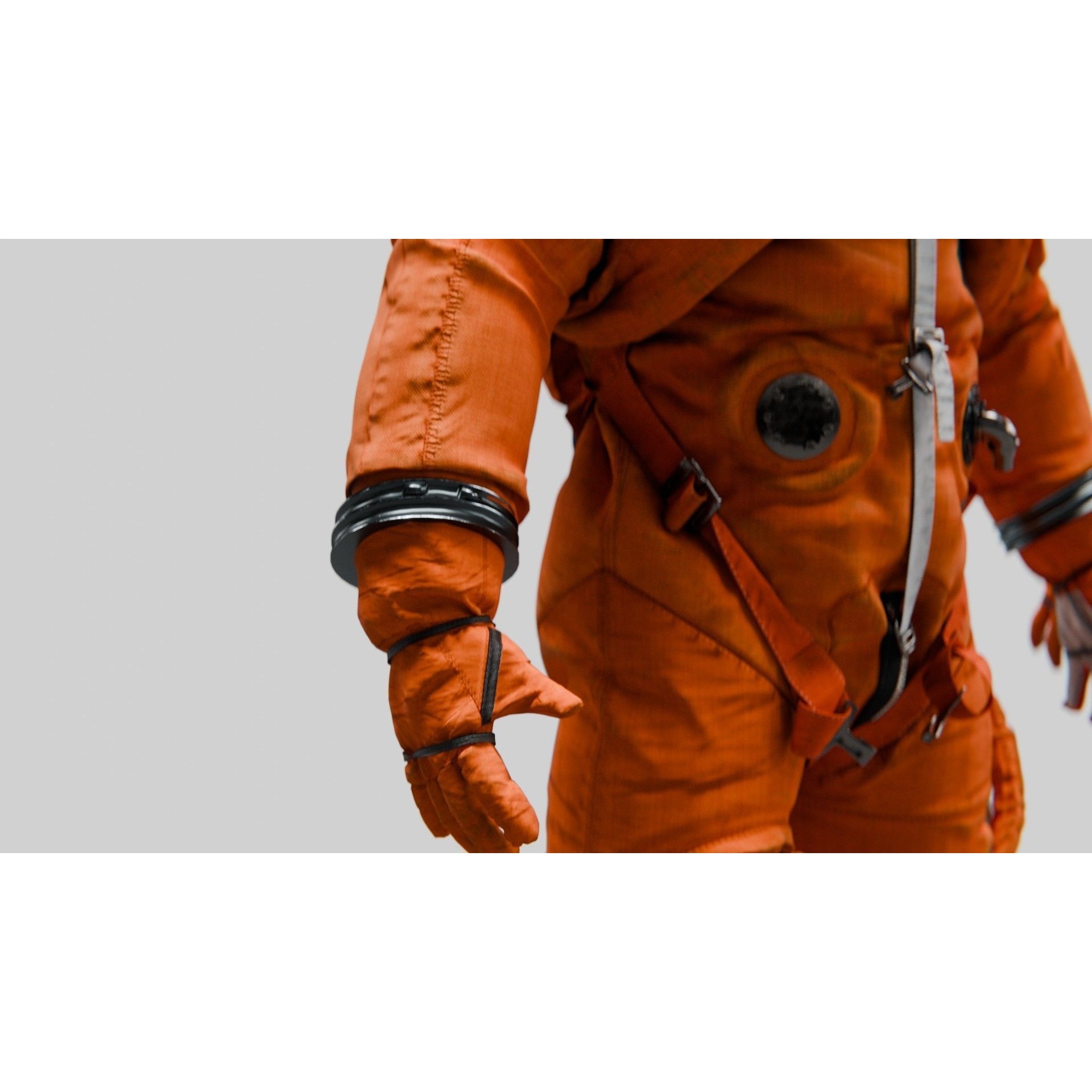 SPACESUIT Orange ACES - Game-Ready 3D Model - View 11
